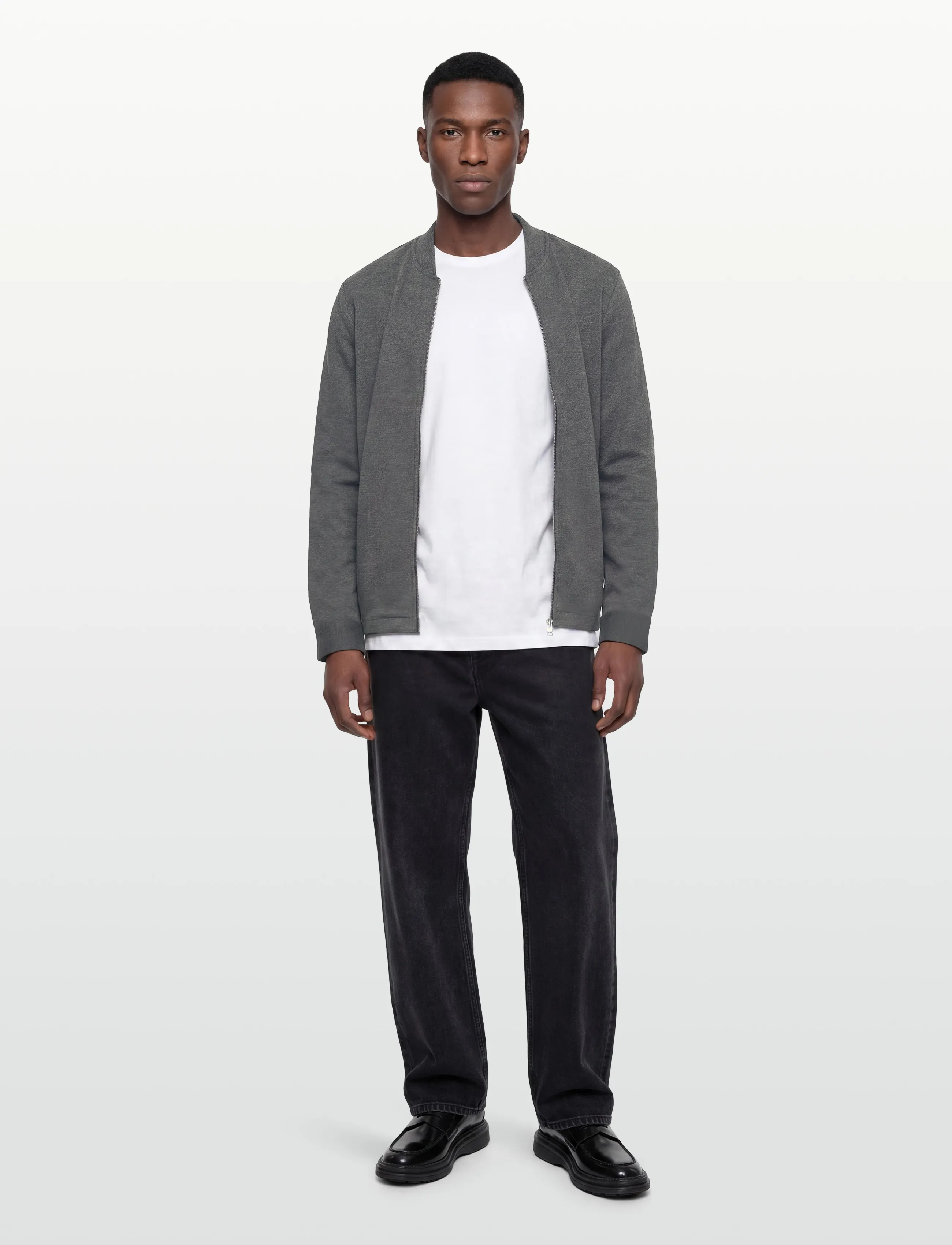 Lindbergh Superflex Overshirt, XL, Grey, Overdele > Overtrøjer, Herre