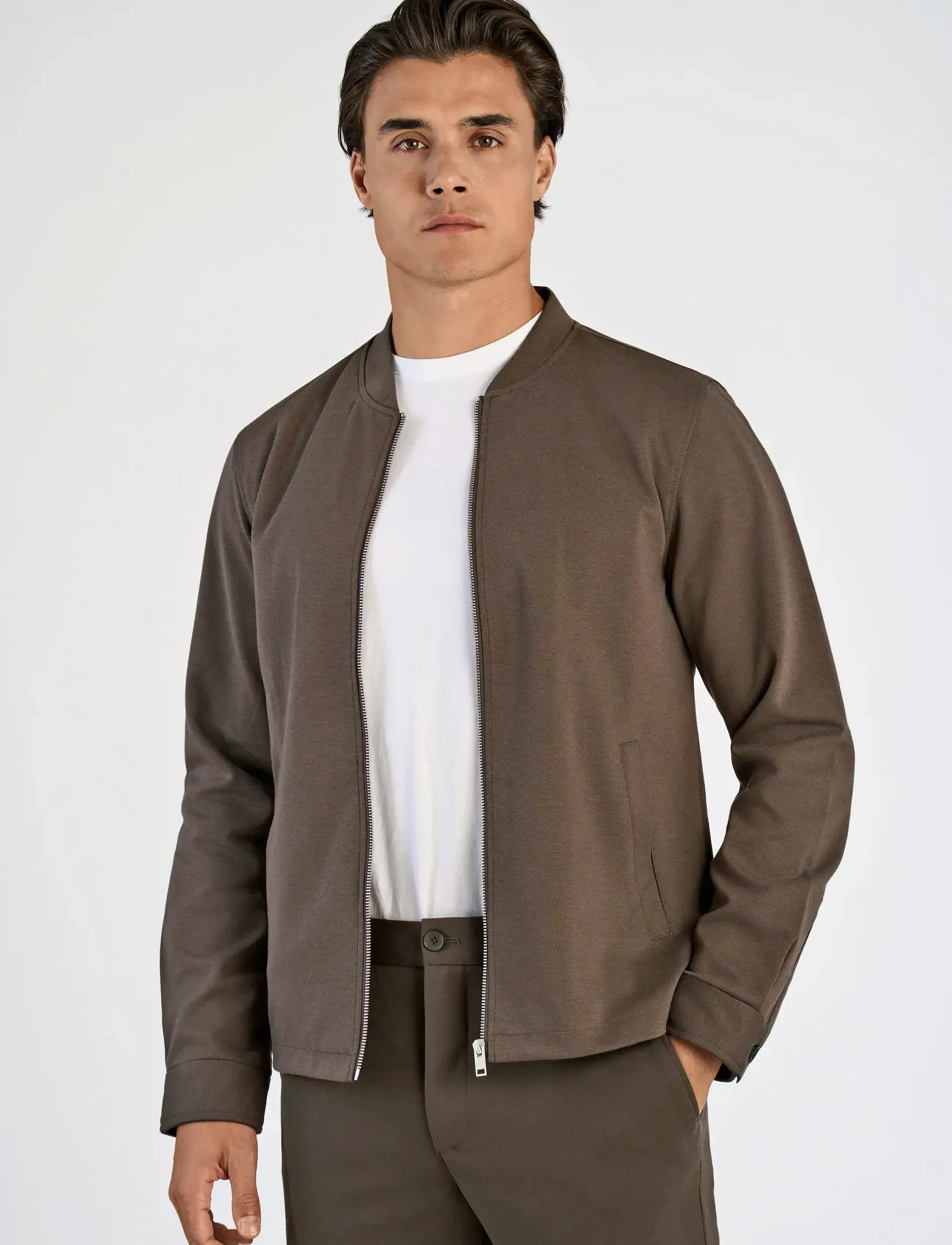 Lindbergh - Superflex overshirt - collections - dk army - 5