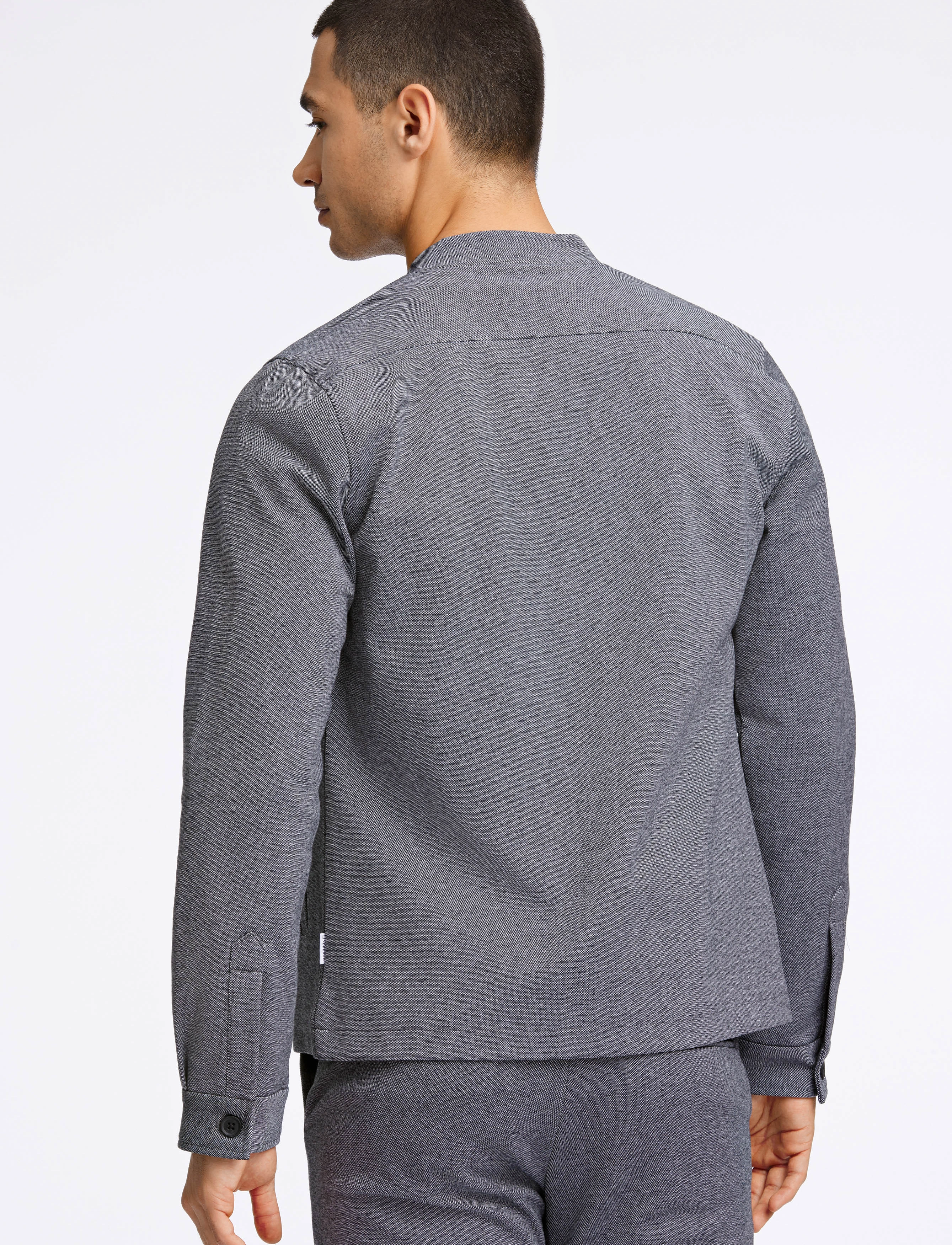 Lindbergh - Superflex overshirt - vacation essentials - grey mix - 4