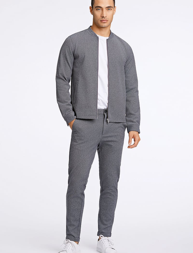 Lindbergh - Superflex overshirt - kollektioner - grey mix - 5