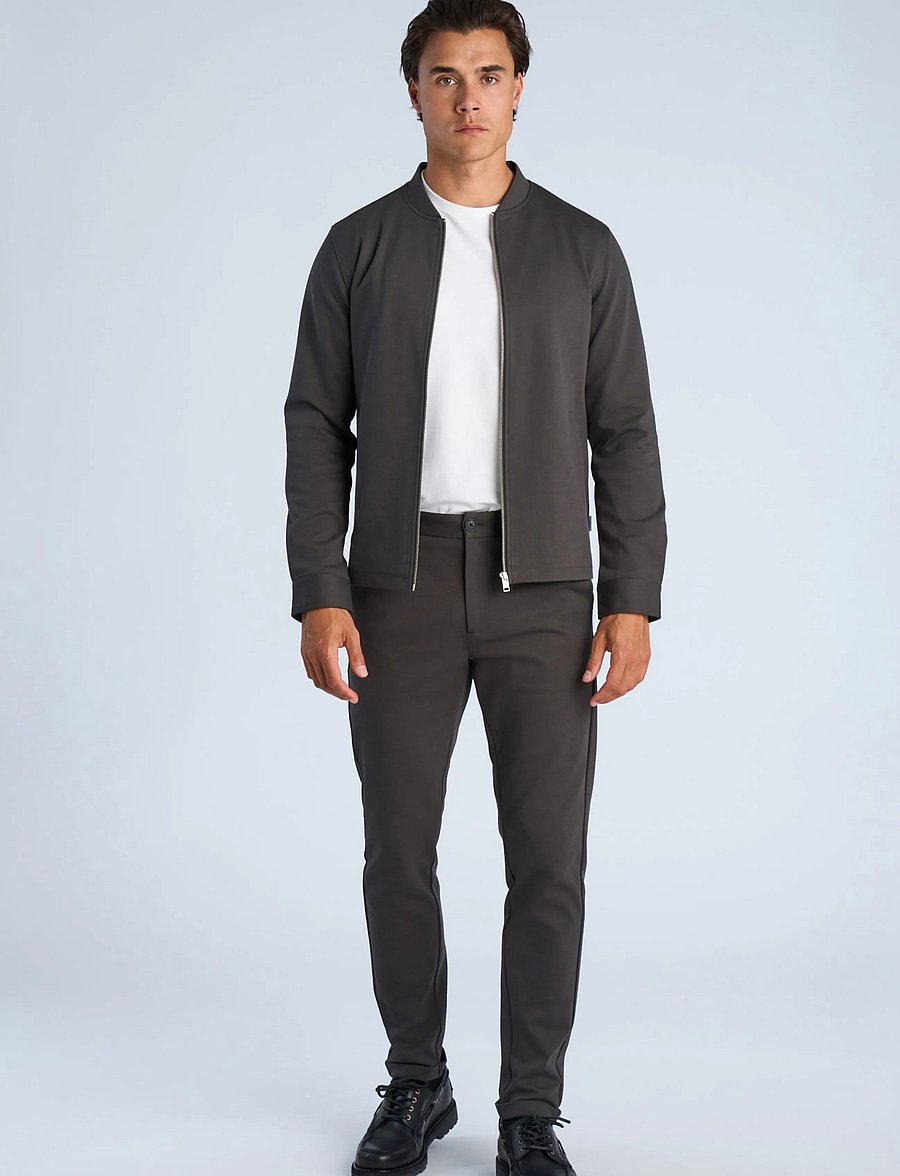 Lindbergh - Superflex overshirt - collections - ink grey - 0