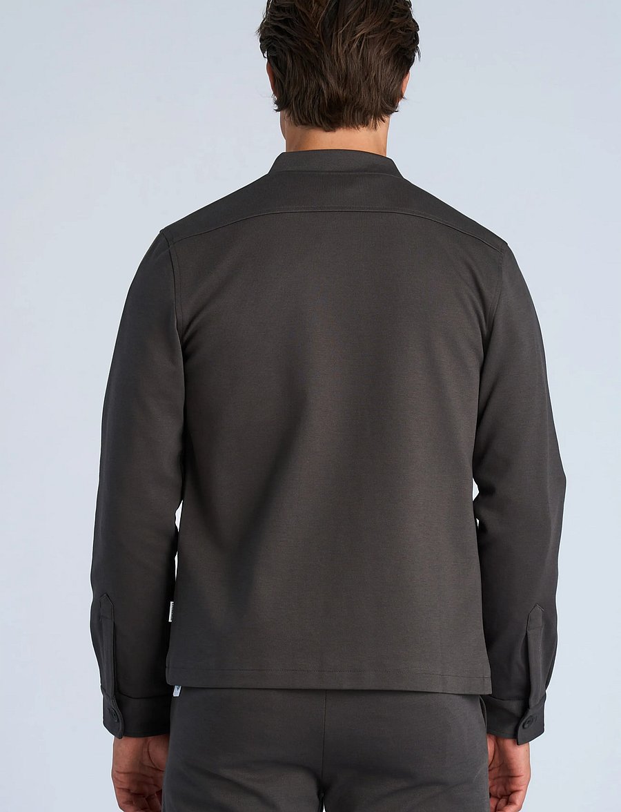 Lindbergh - Superflex overshirt - collections - ink grey - 4