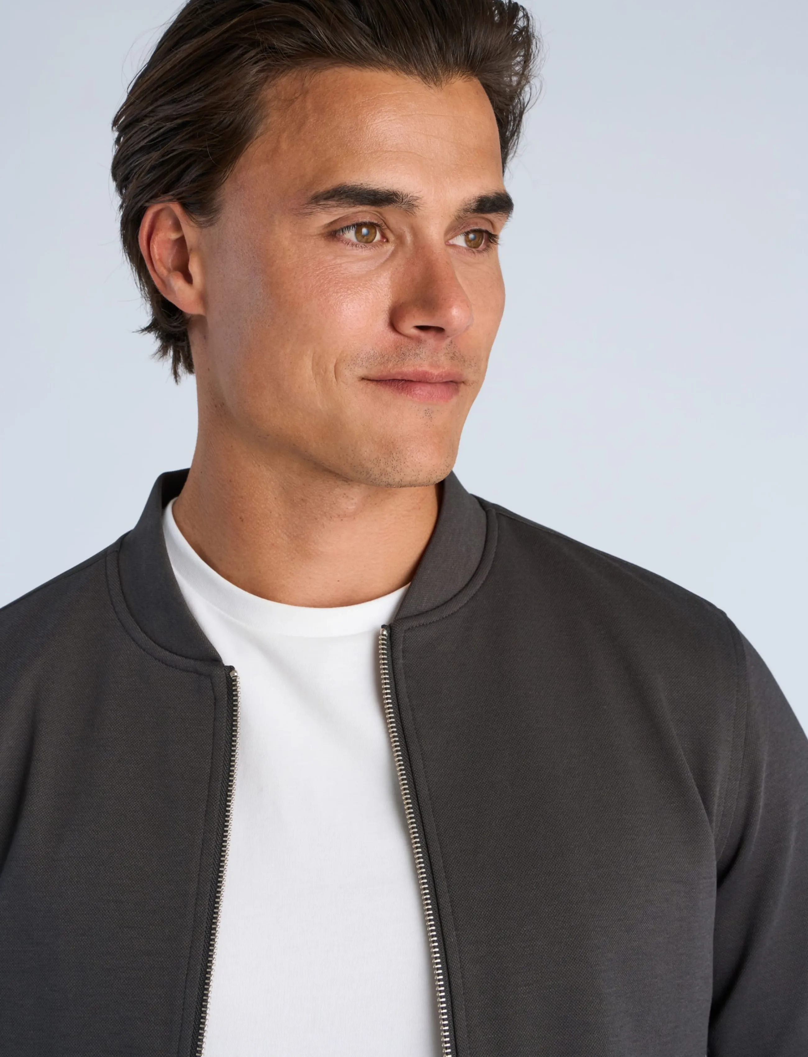 Lindbergh - Superflex overshirt - collections - ink grey - 5