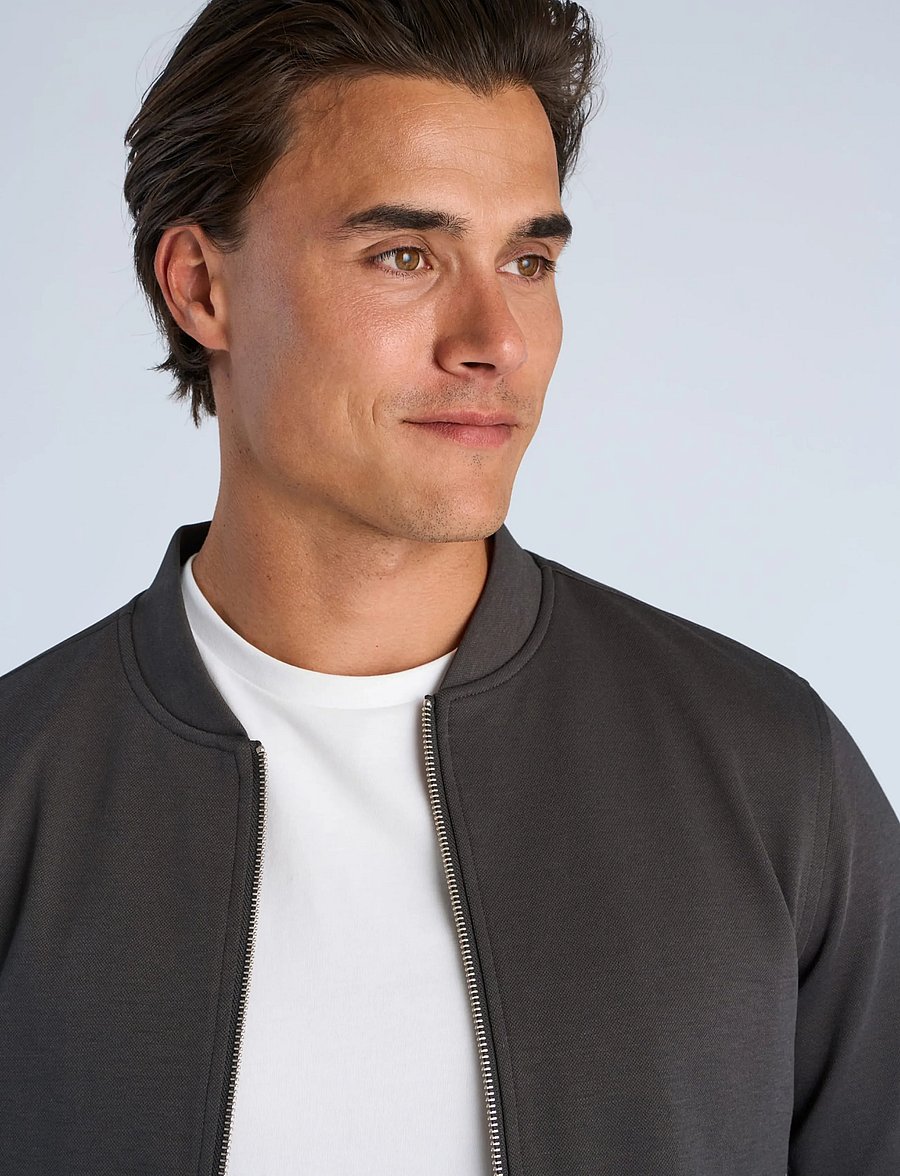 Lindbergh - Superflex overshirt - collections - ink grey - 5