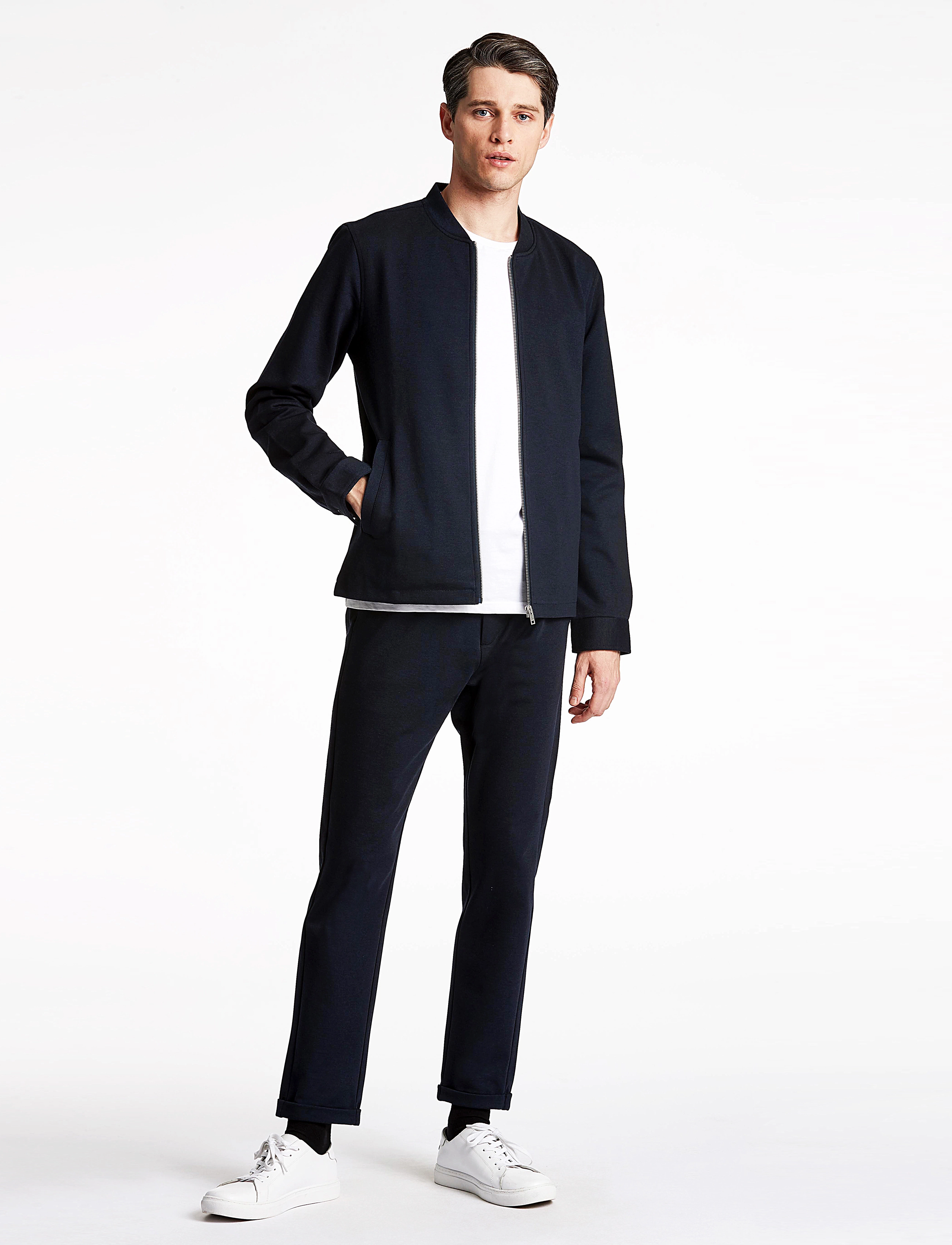 Lindbergh Superflex Overshirt, S, Blue, Overdele > Overtrøjer, Herre