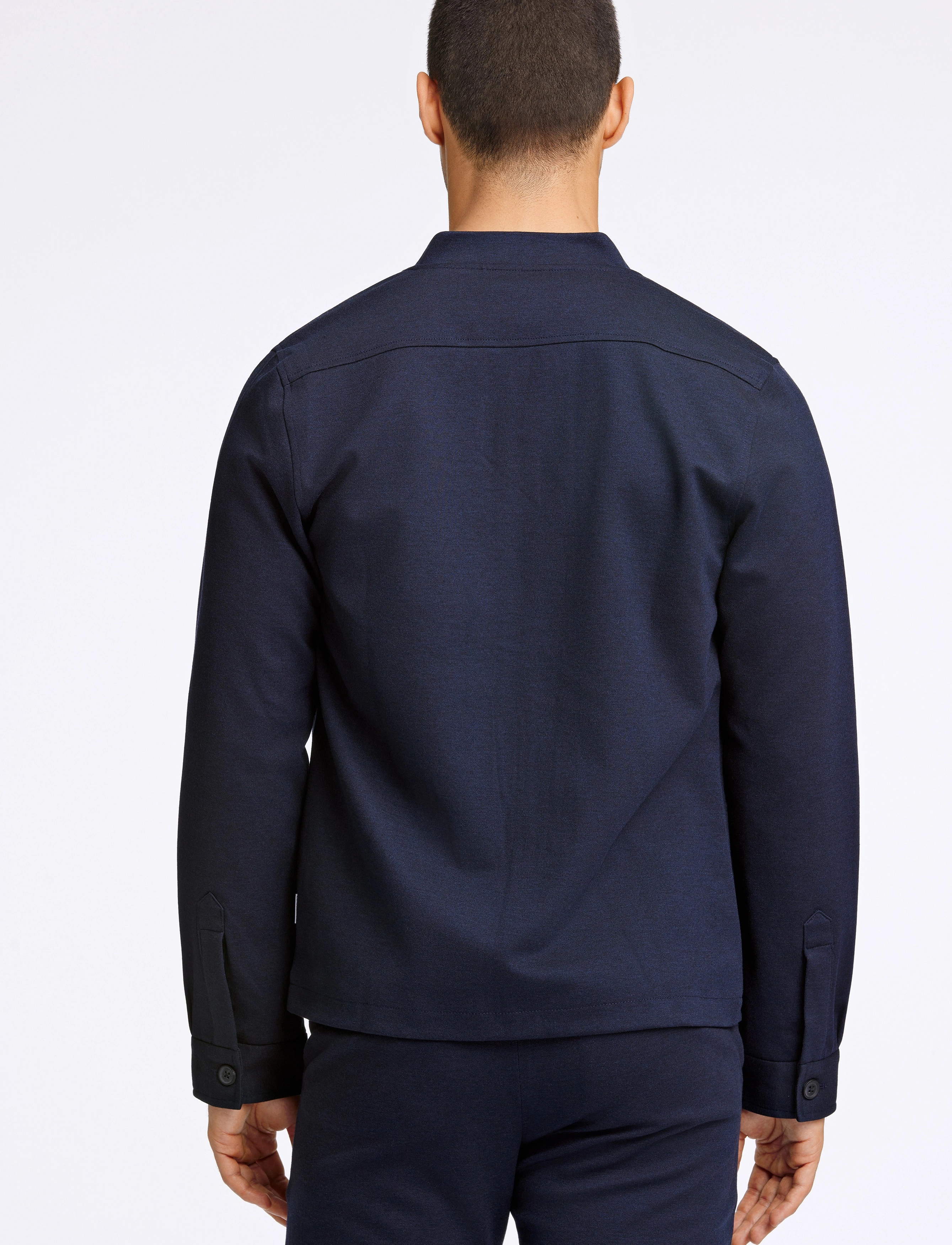 Lindbergh - Superflex overshirt - herren - navy mix - 4