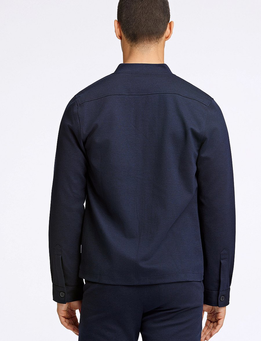 Lindbergh - Superflex overshirt - overshirts - navy mix - 4