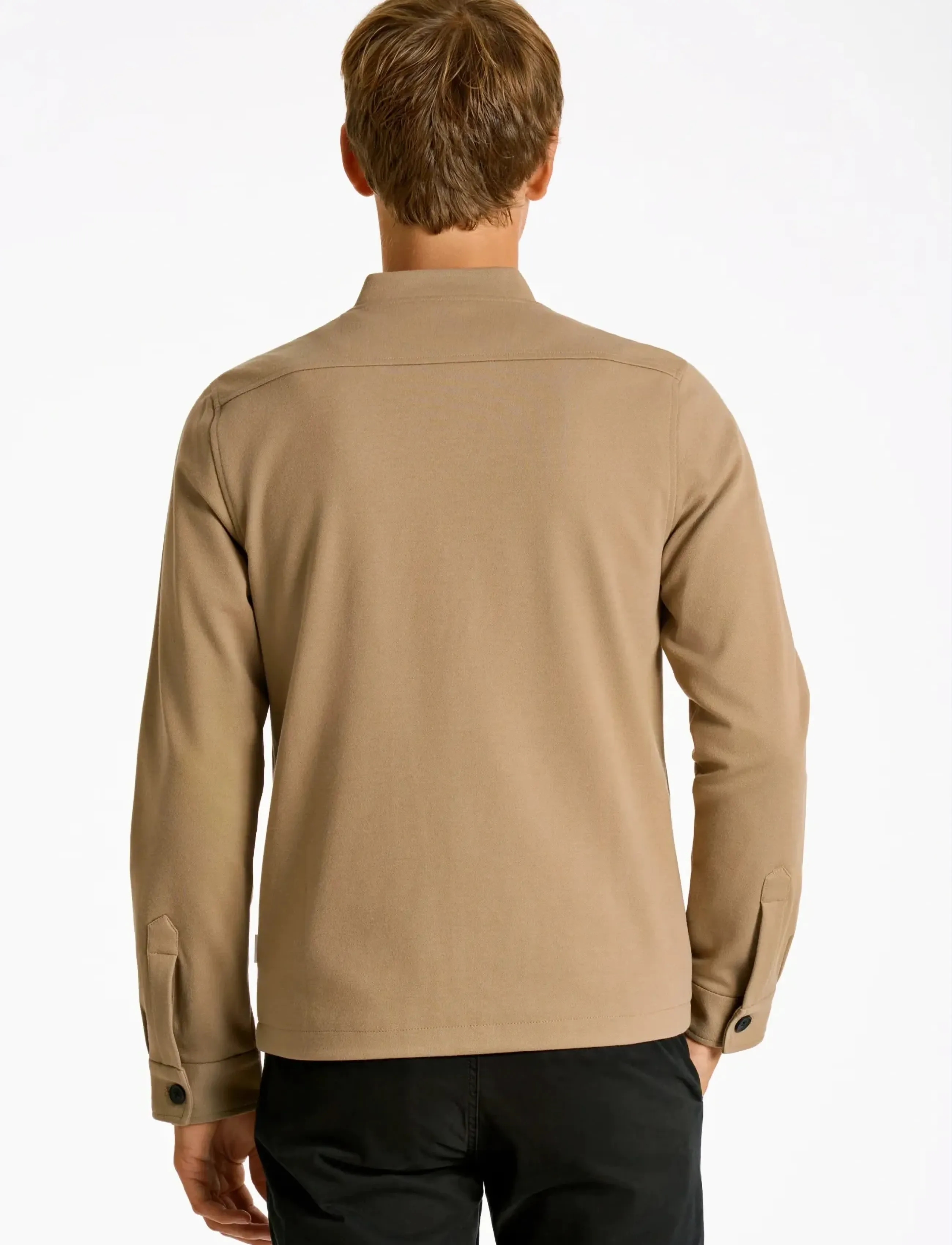 Lindbergh - Superflex overshirt - vacation essentials - sand mix - 4