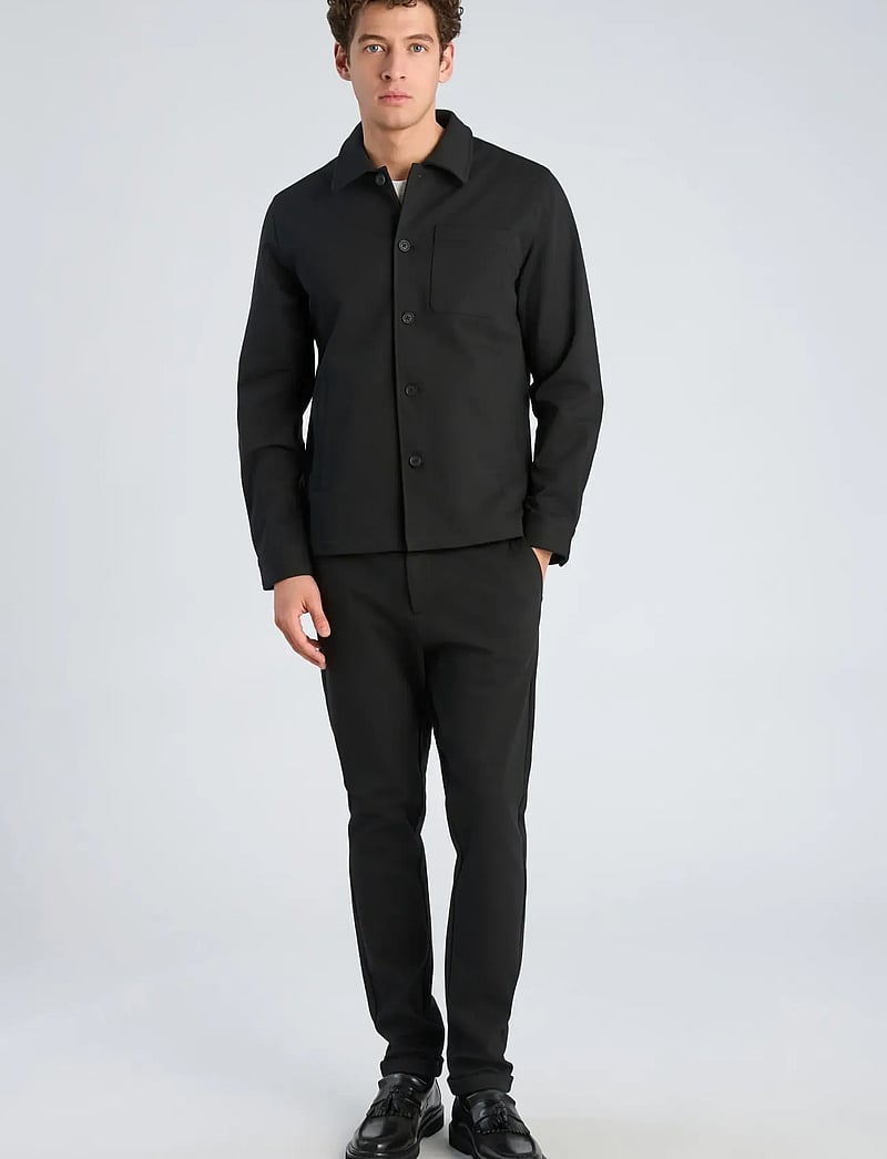 Lindbergh - Superflex overshirt - collections - black - 2
