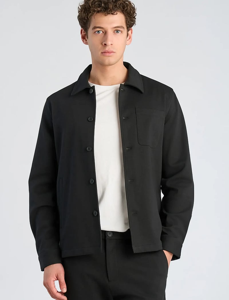 Lindbergh - Superflex overshirt - collections - black - 3