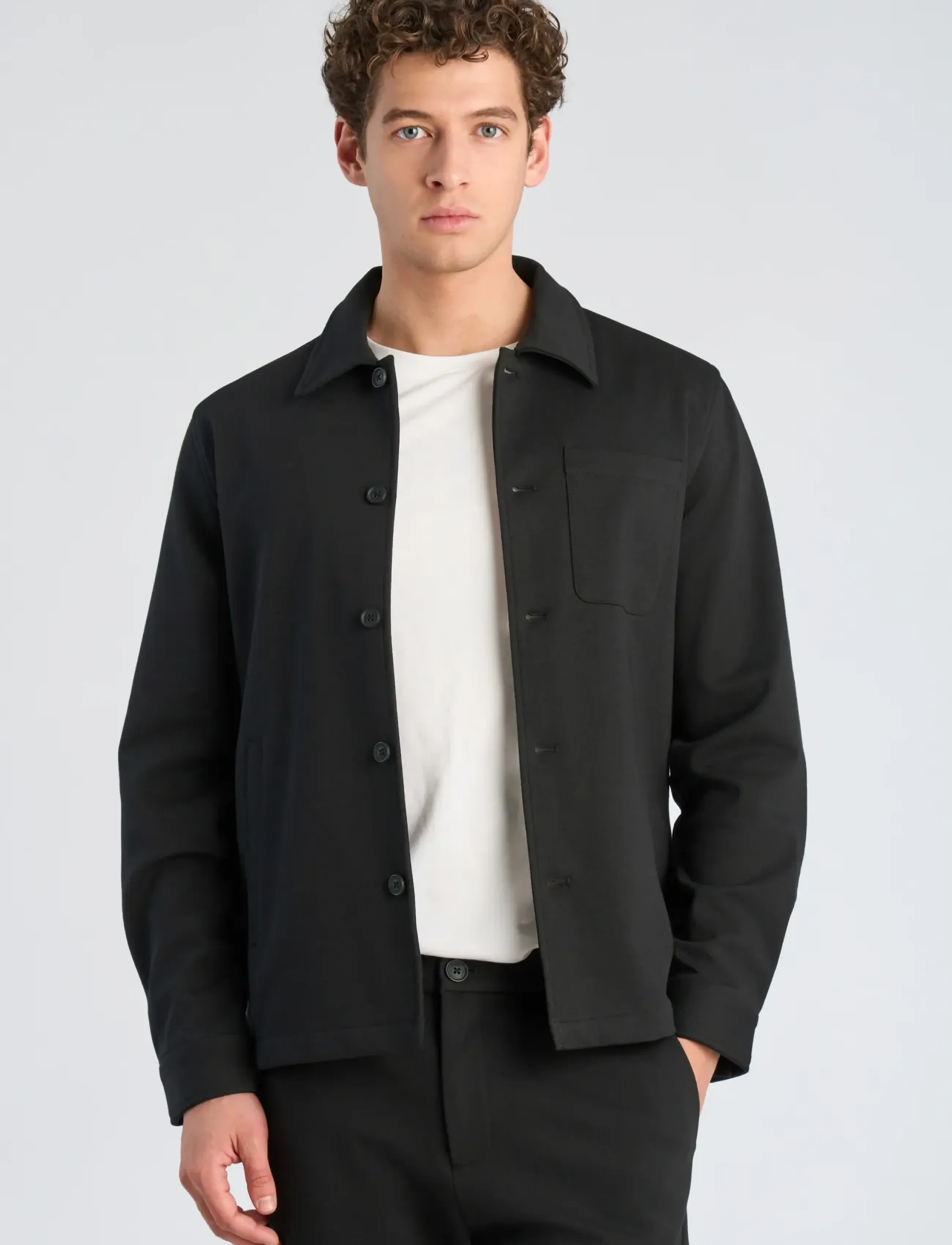 Lindbergh - Superflex overshirt - miesten - black - 3