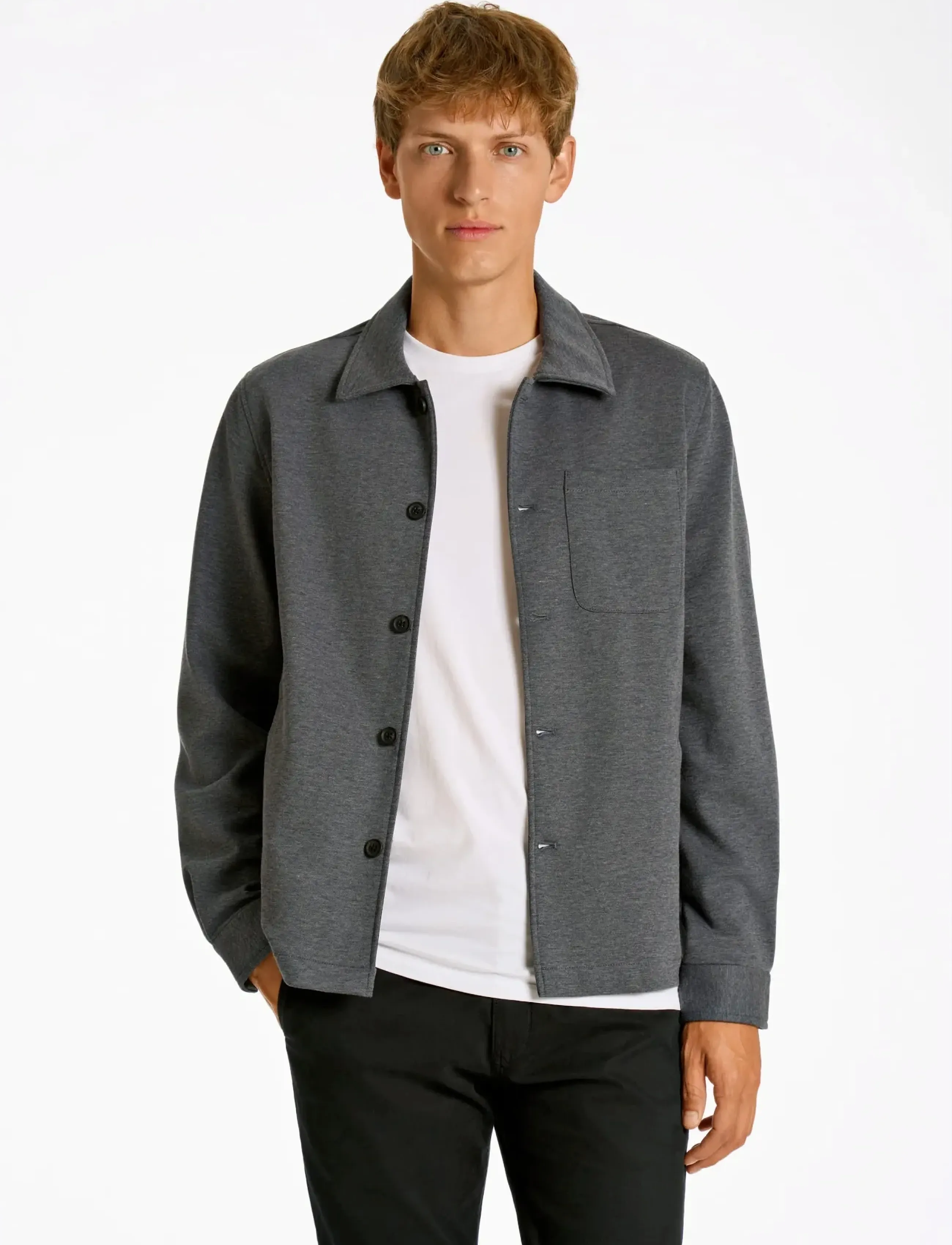 Lindbergh - Superflex overshirt - vacation essentials - blue mix - 3