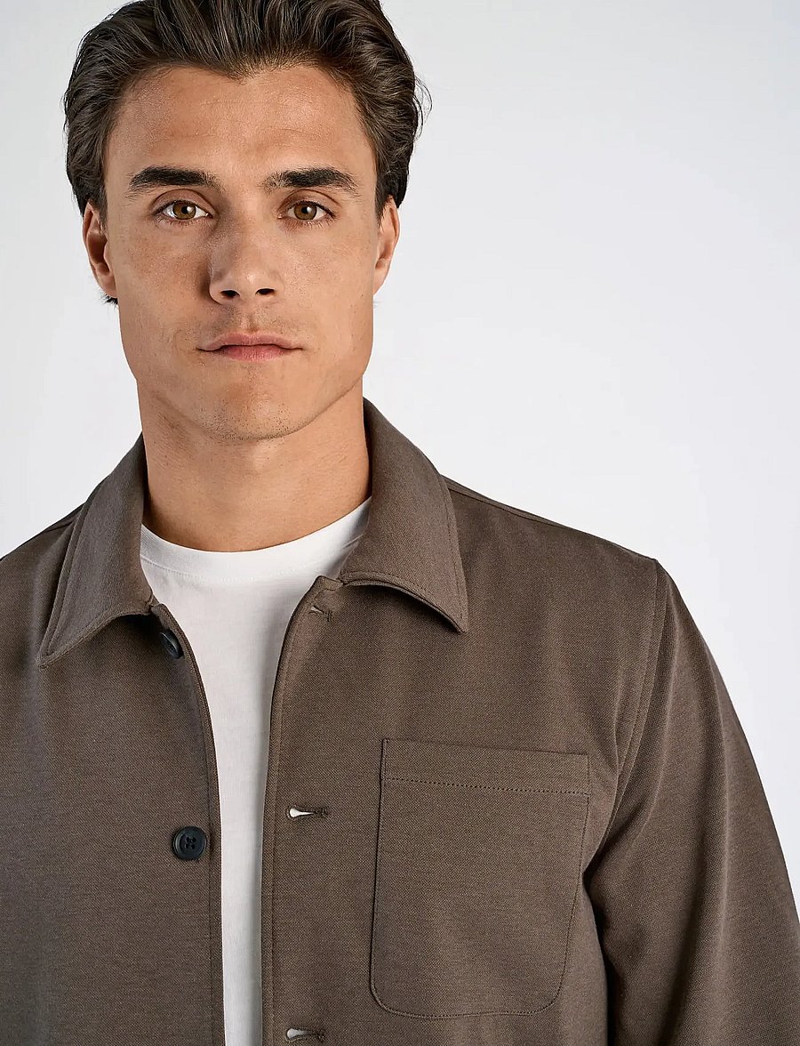 Lindbergh - Superflex overshirt - collections - dk army - 3