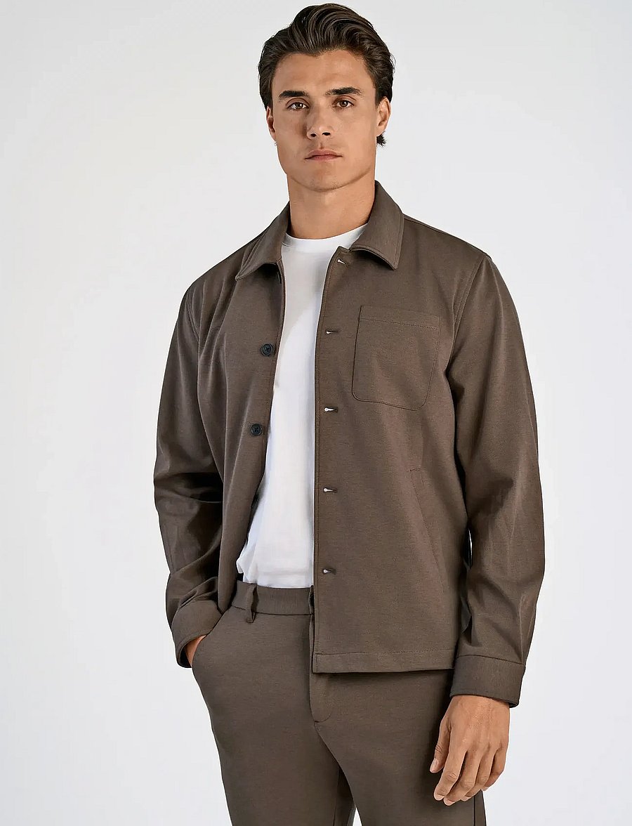Lindbergh - Superflex overshirt - collections - dk army - 5