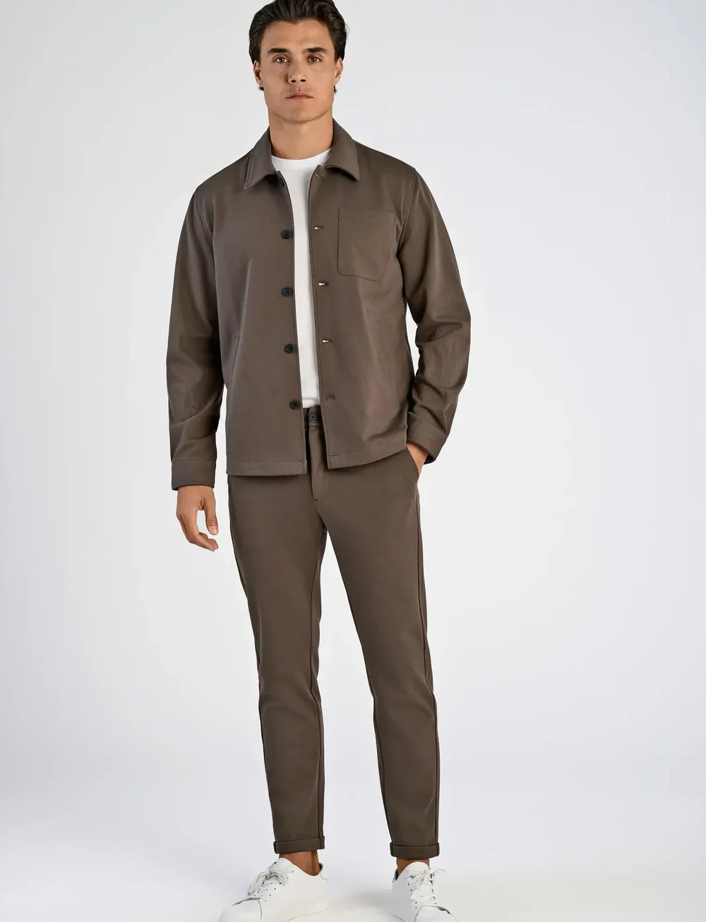 Lindbergh - Superflex overshirt - kollektioner - dk army - 0