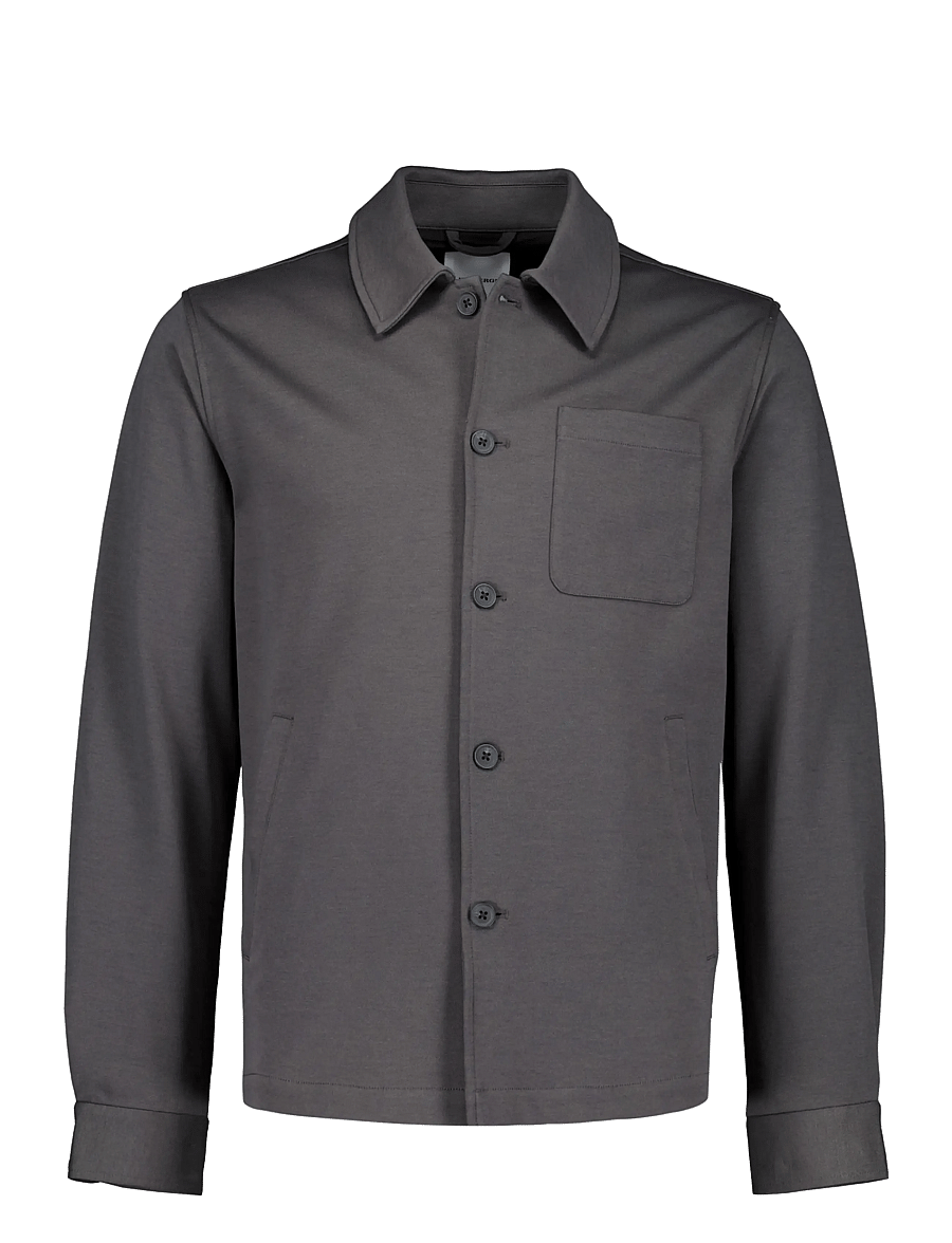 Lindbergh - Superflex overshirt - collections - ink grey - 1