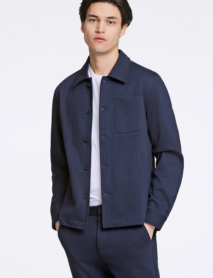 Lindbergh - Superflex overshirt - Überhemden - navy mix - 0