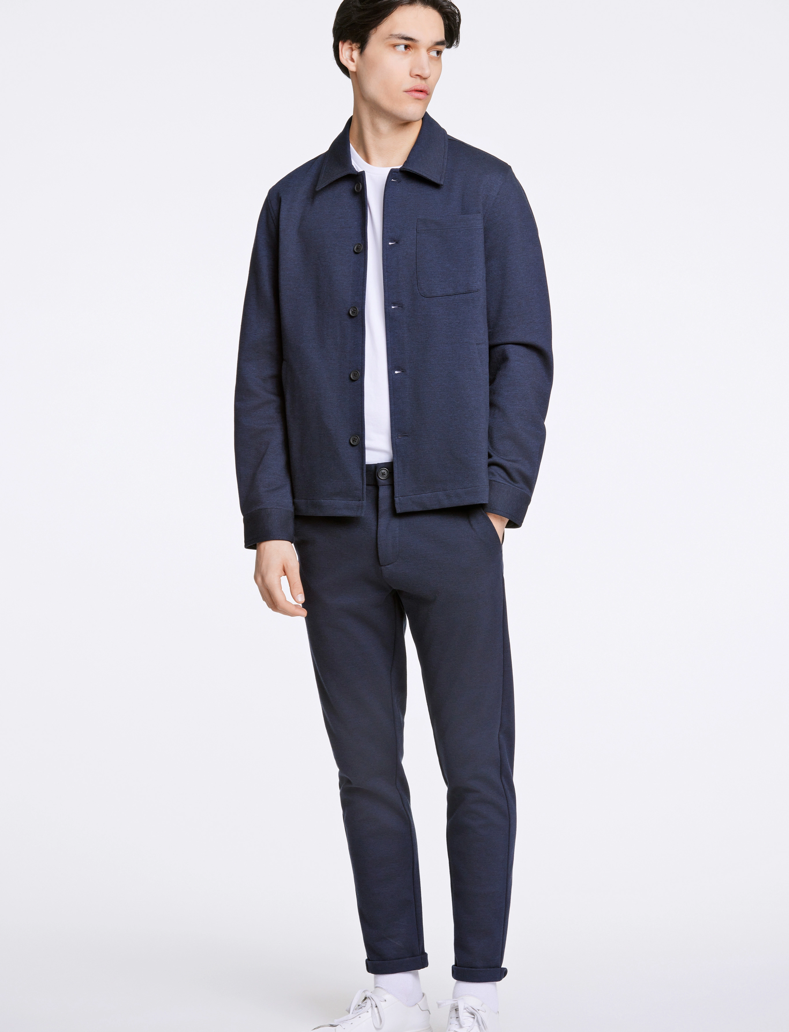 Lindbergh - Superflex overshirt - vacation essentials - navy mix - 4