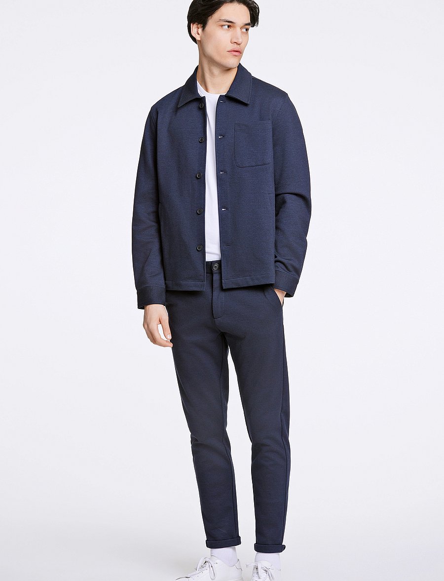 Lindbergh - Superflex overshirt - Überhemden - navy mix - 4