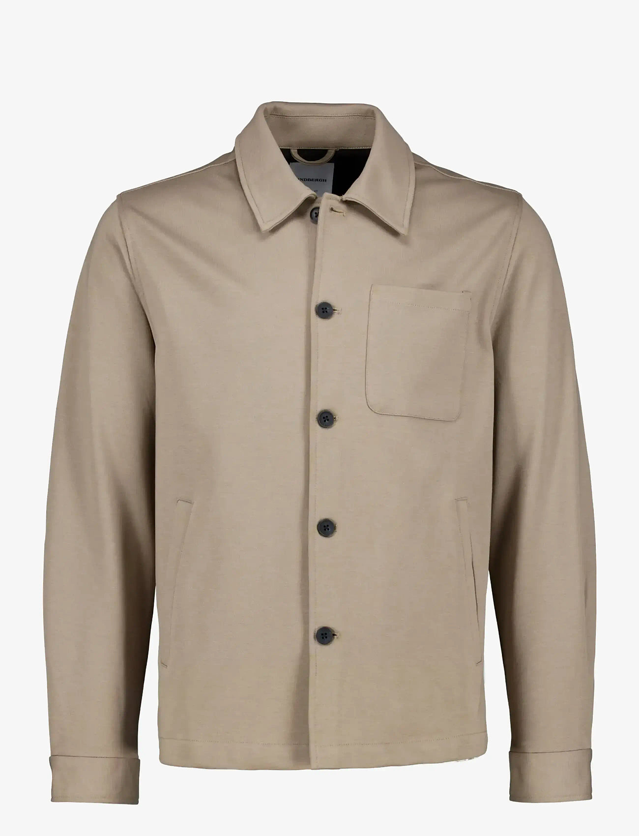 Lindbergh - Superflex overshirt - herren - sand mix - 1