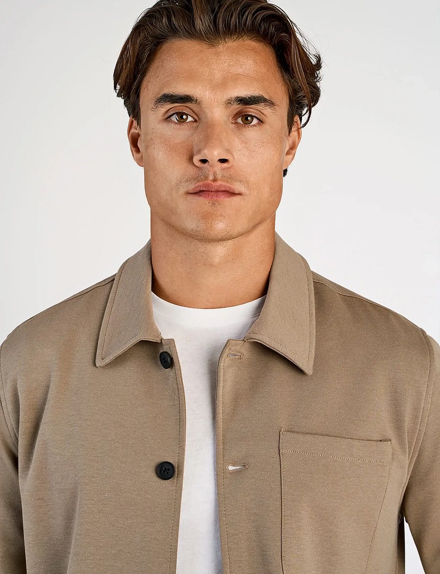 Lindbergh - Superflex overshirt - urlaubsfavoriten - sand mix - 5
