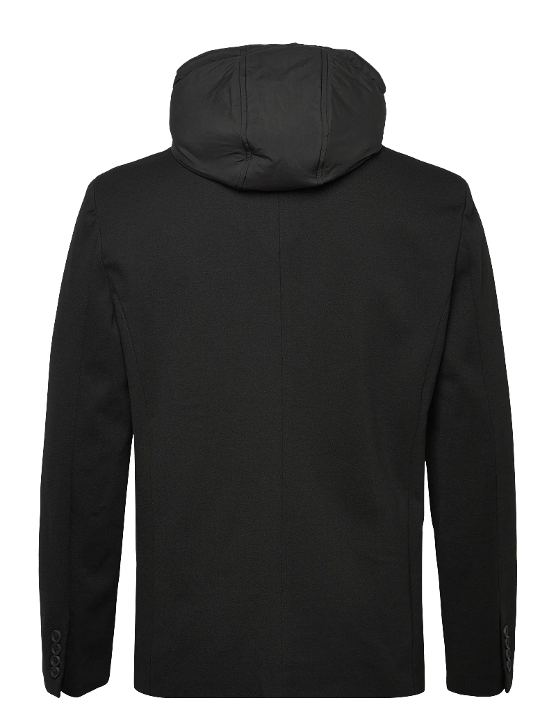 Lindbergh - Superflex hybrid blazer - enkelknäppta kavajer - black - 2