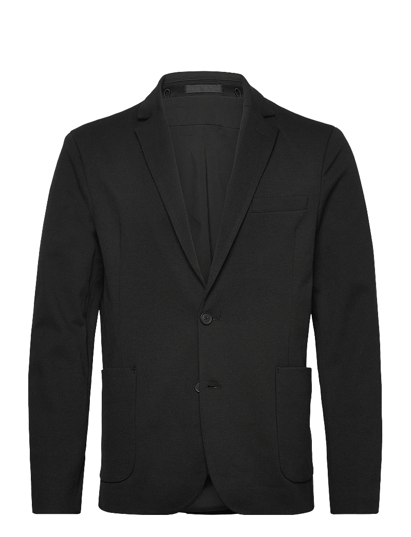 Lindbergh - Superflex hybrid blazer - enkelknäppta kavajer - black - 3