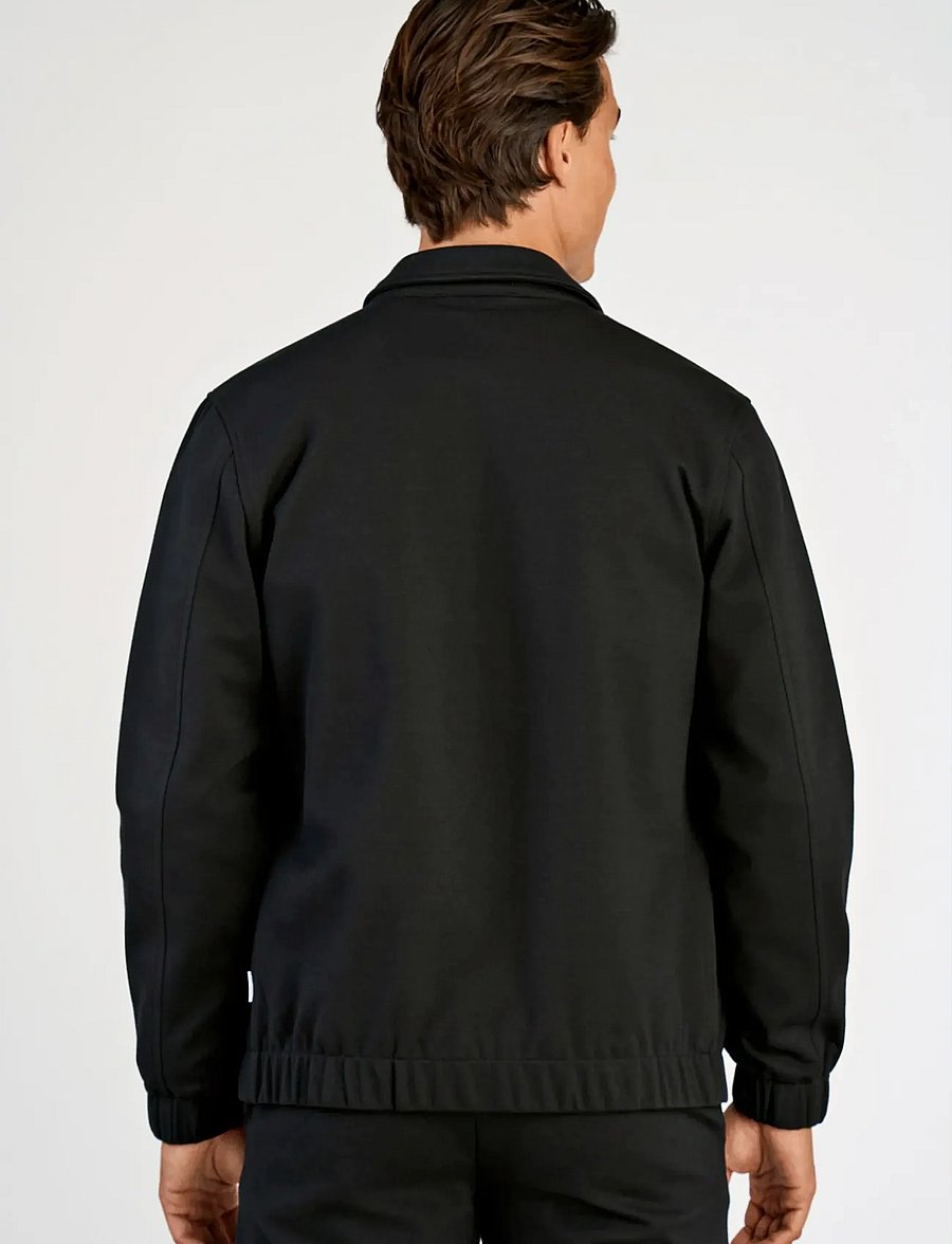 Lindbergh - Superflex zip-through jacket - herbstjacken - black - 4