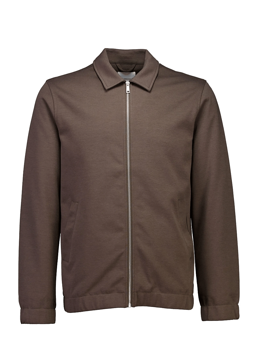 Lindbergh - Superflex zip-through jacket - herbstjacken - dk army - 0
