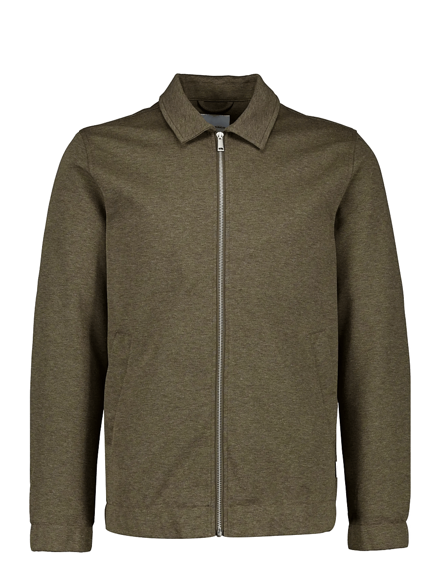 Lindbergh - Superflex zip-through jacket - fall jackets - dk stone mix - 0