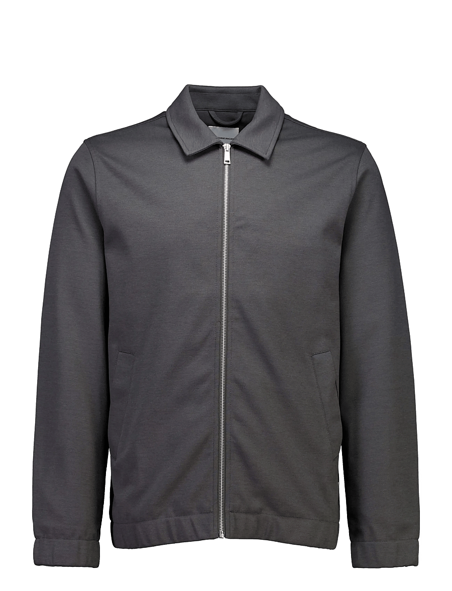Lindbergh - Superflex zip-through jacket - efterårsjakker - ink grey - 1