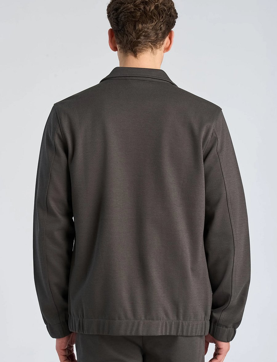 Lindbergh - Superflex zip-through jacket - efterårsjakker - ink grey - 4