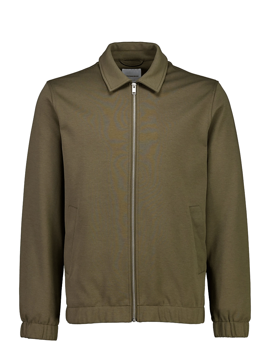 Lindbergh - Superflex zip-through jacket - fall jackets - true army - 1
