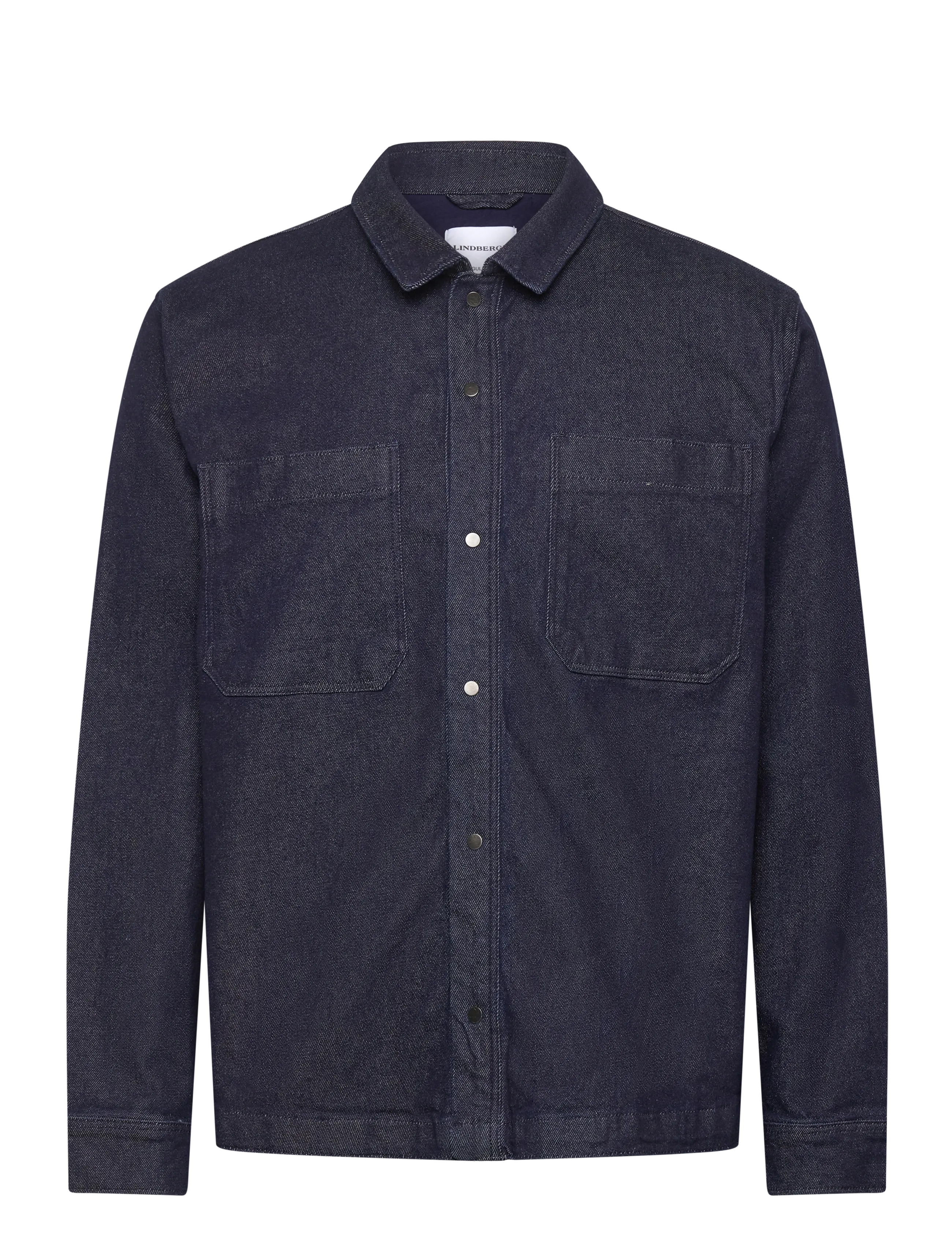Lindbergh Indigo overshirt L/S - Overshirts - INDIGO BLUE / navy