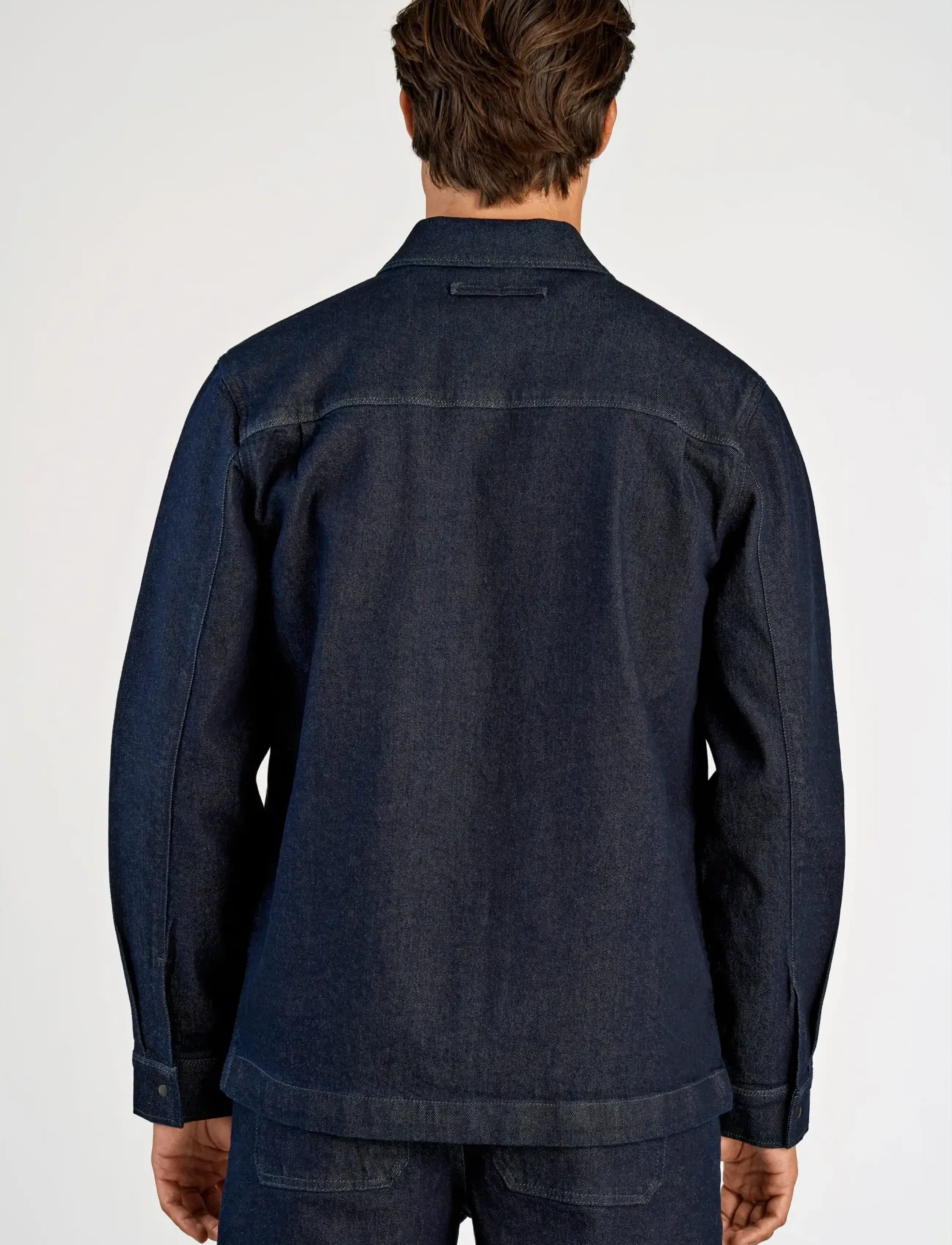 Lindbergh - Indigo overshirt L/S - indigo blue - 4