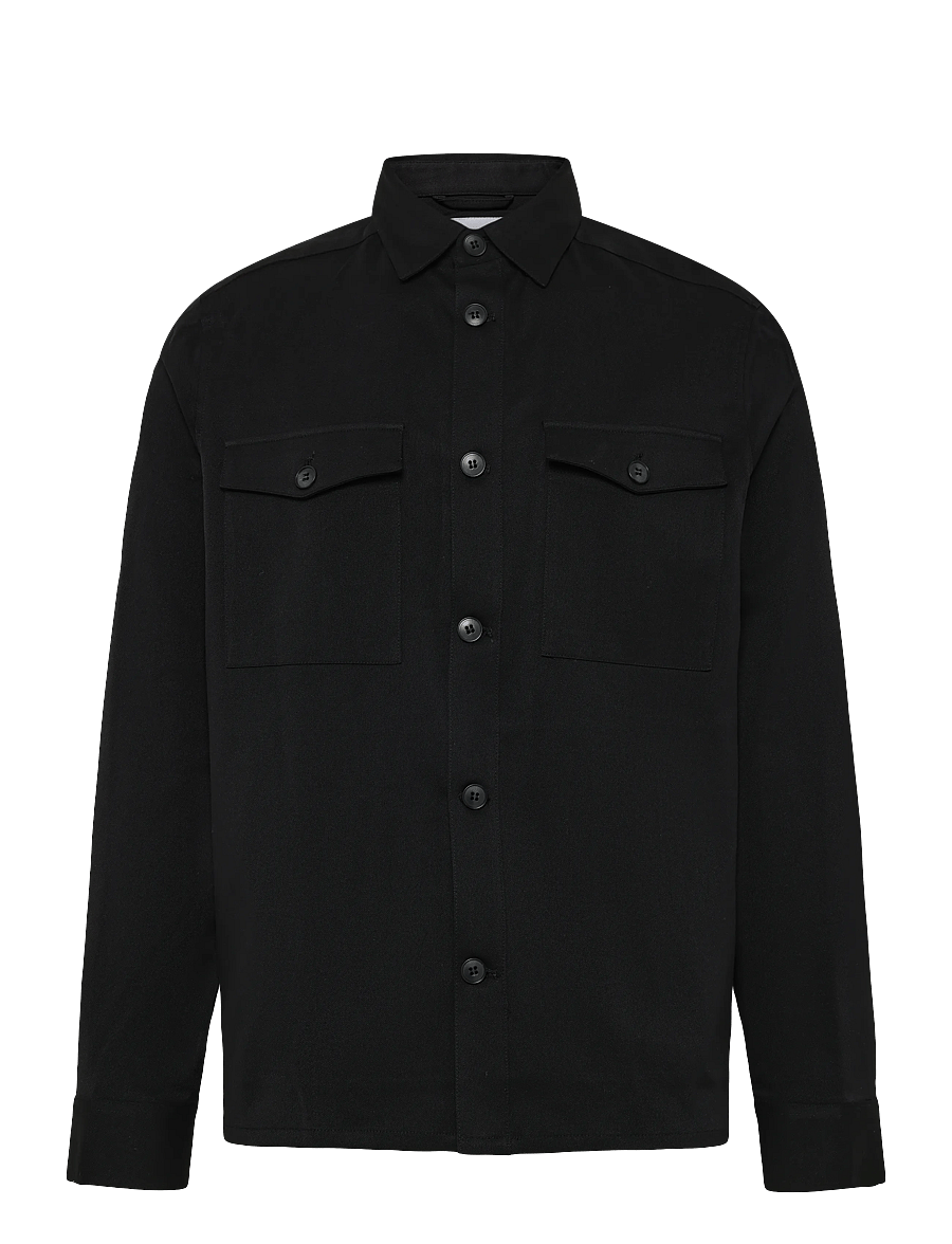 Lindbergh - Twill overshirt - herbstjacken - black - 1