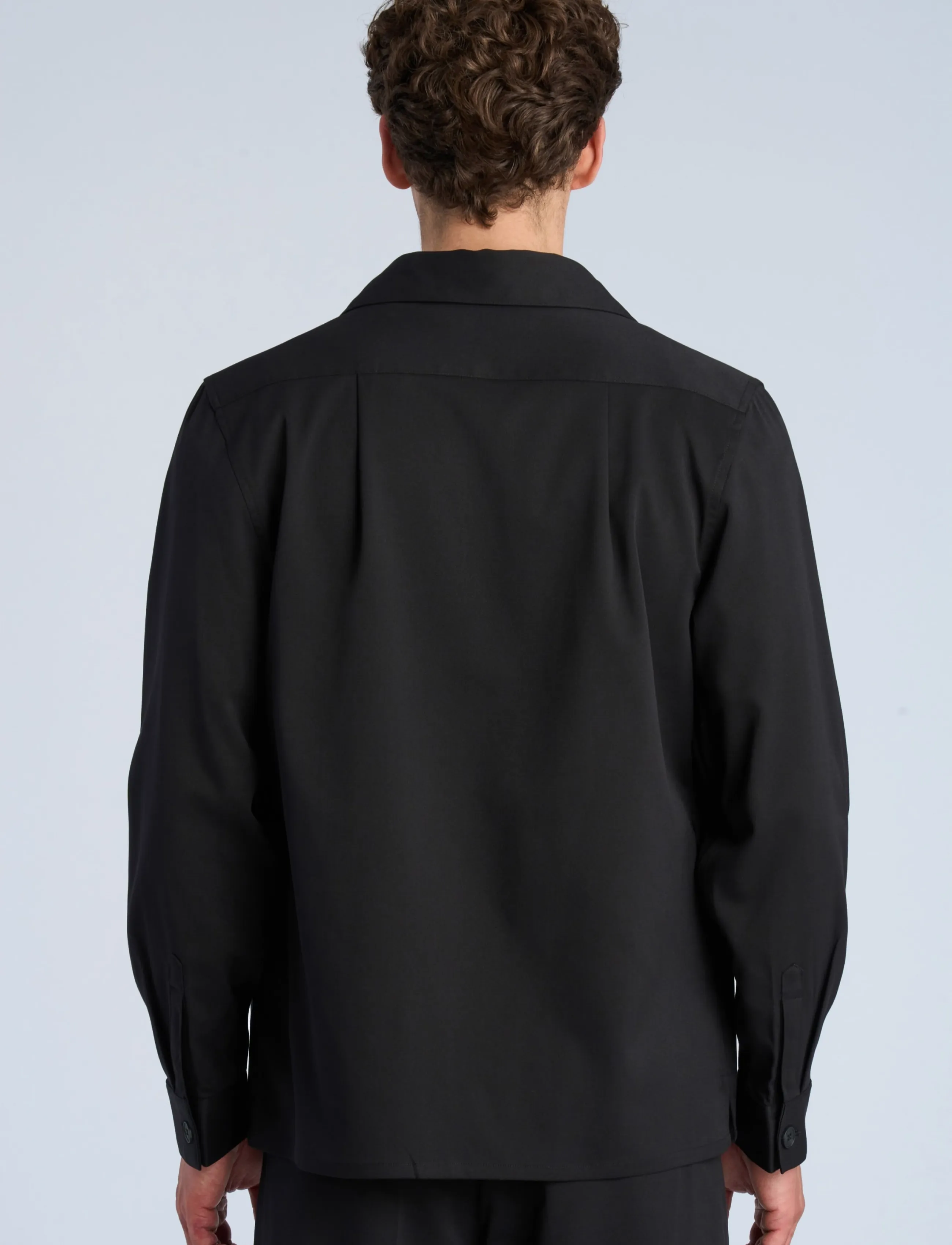 Lindbergh - Twill overshirt - herbstjacken - black - 4