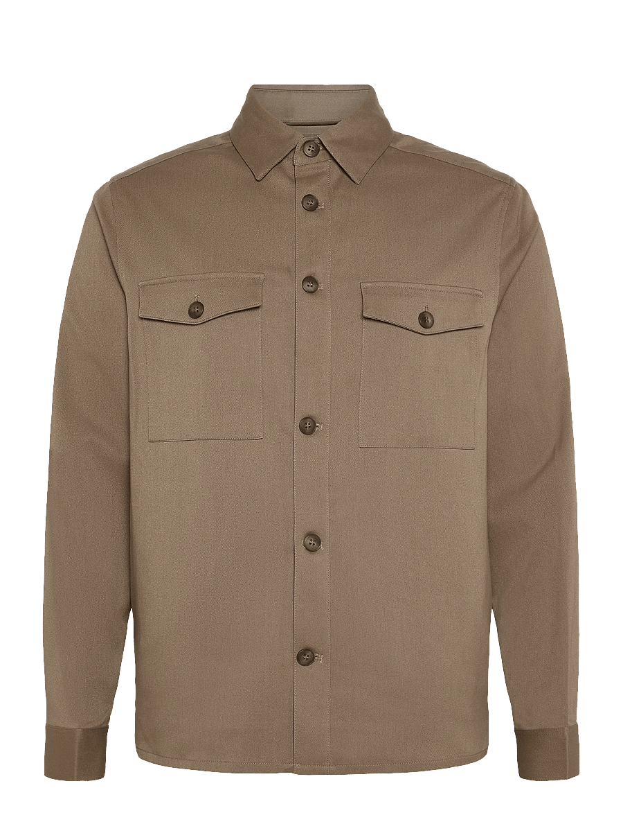 Lindbergh - Twill overshirt - herbstjacken - sand - 1