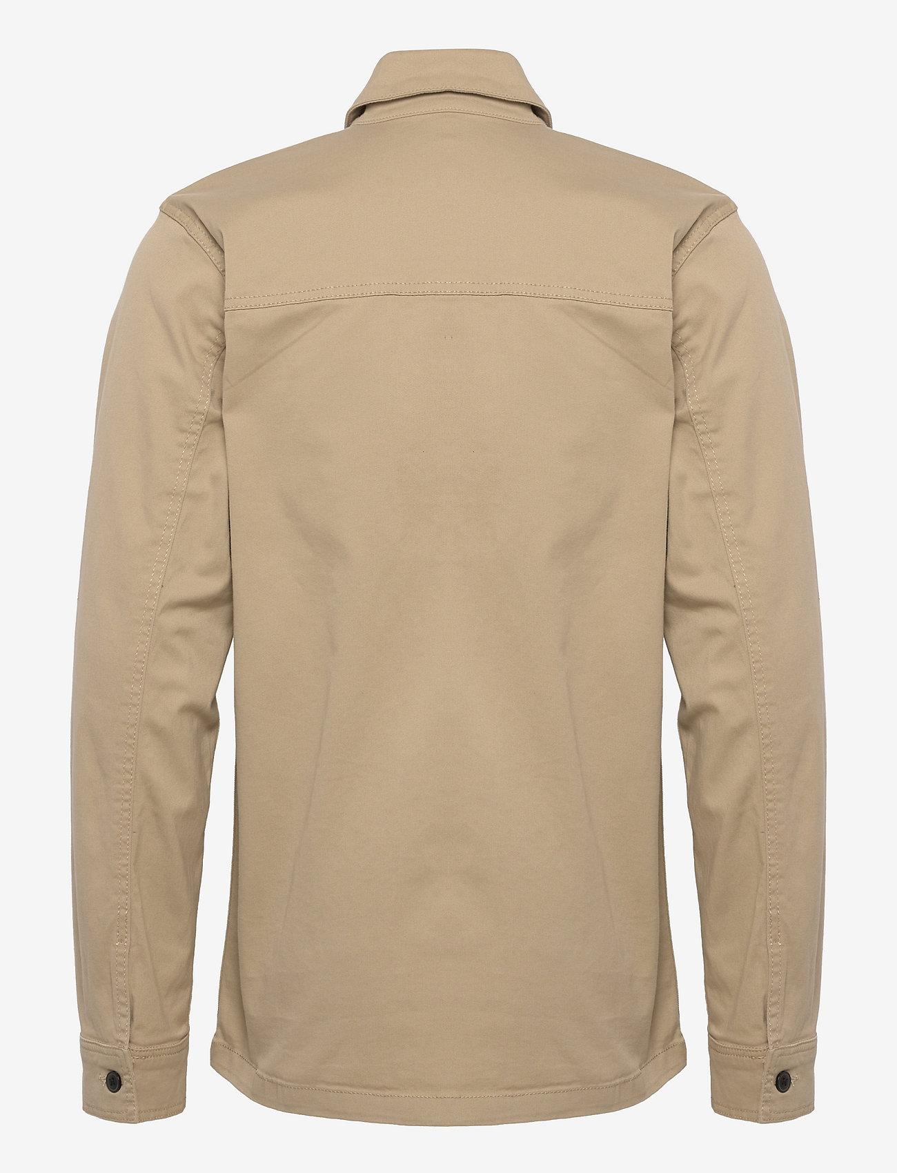 Lindbergh - Superflex overshirt L/S - män - sand - 1