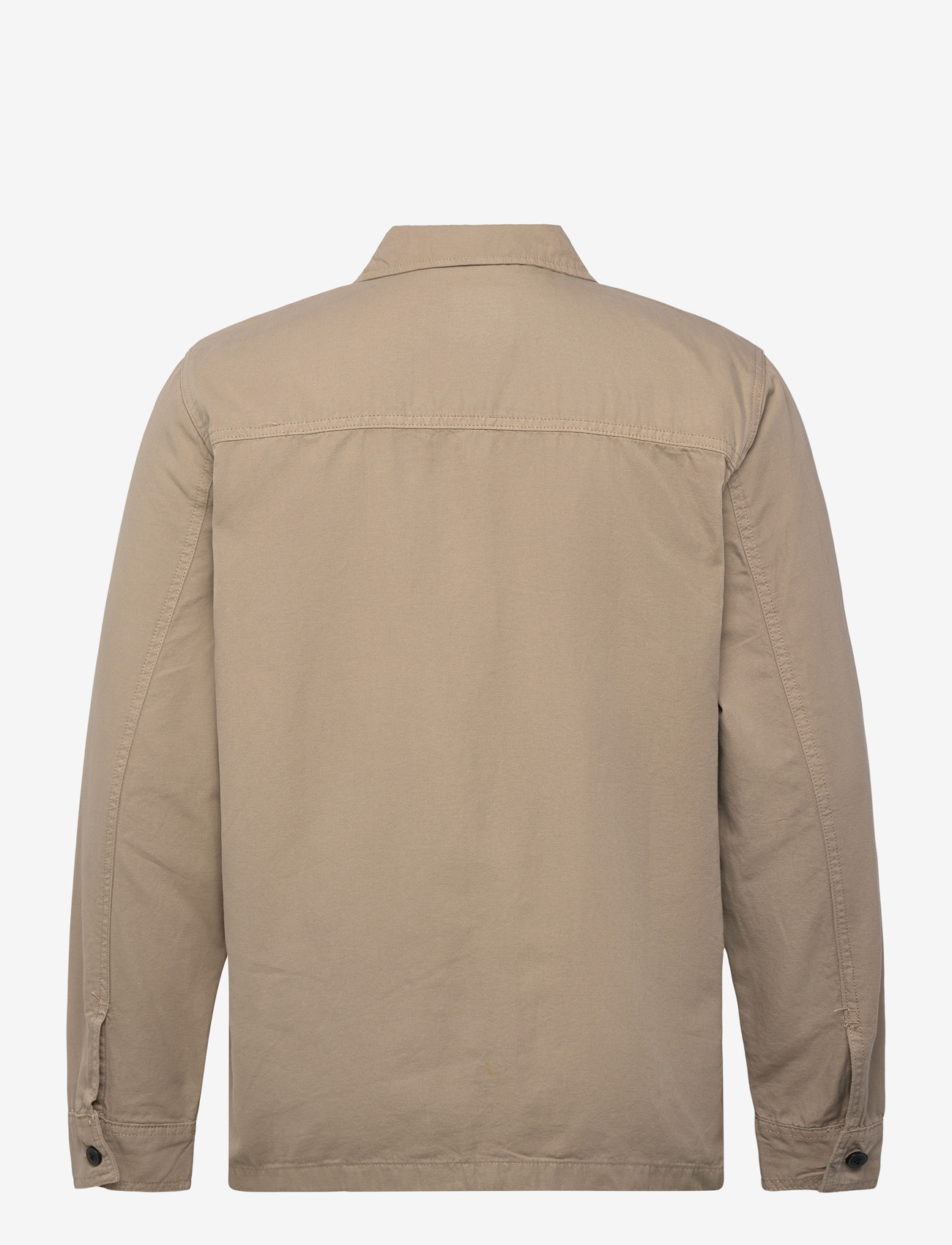 Lindbergh - Canvas overshirt - efterårstøj - stone - 1