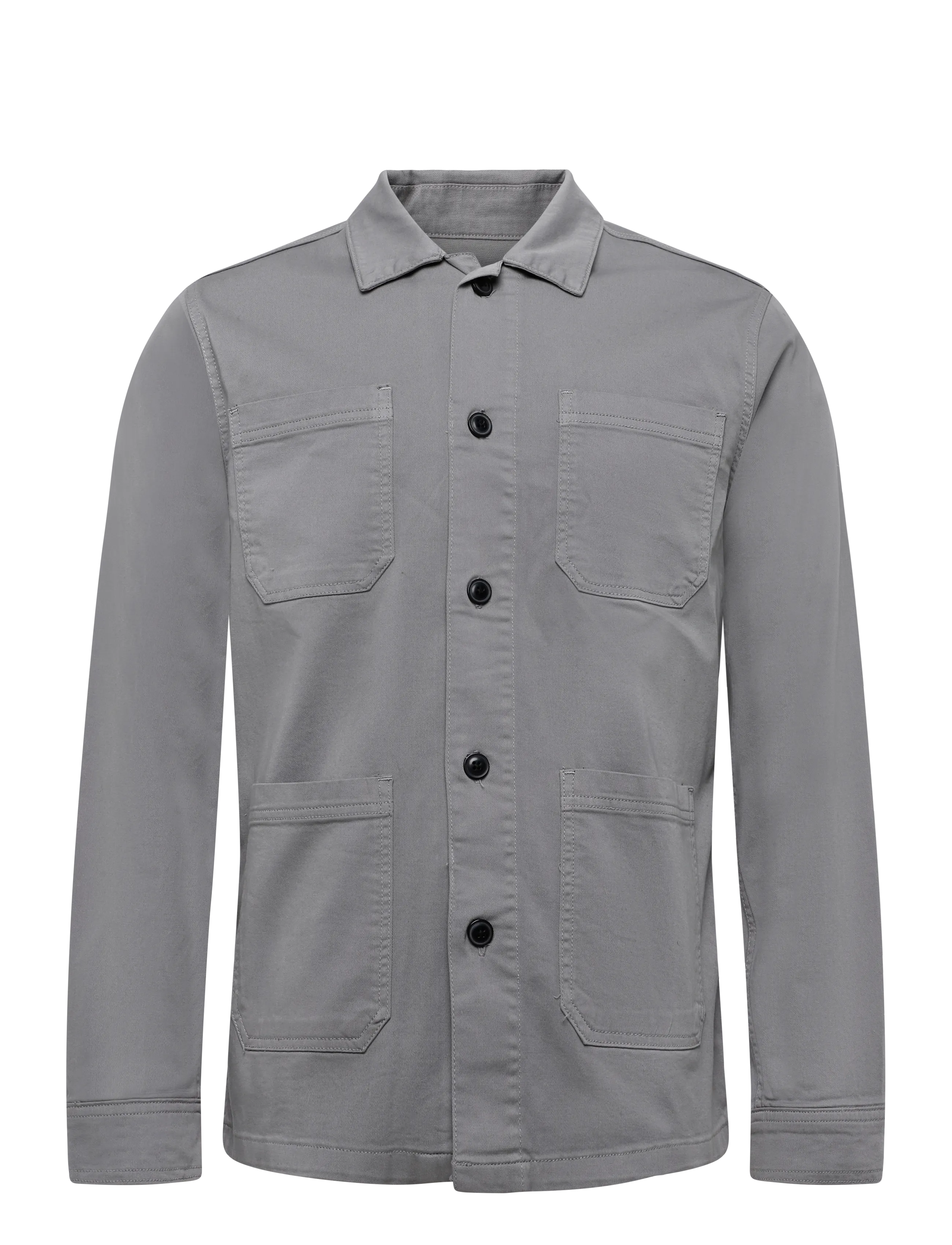 Lindbergh Superflex overshirt - Lindbergh - SILVER GREY / grey