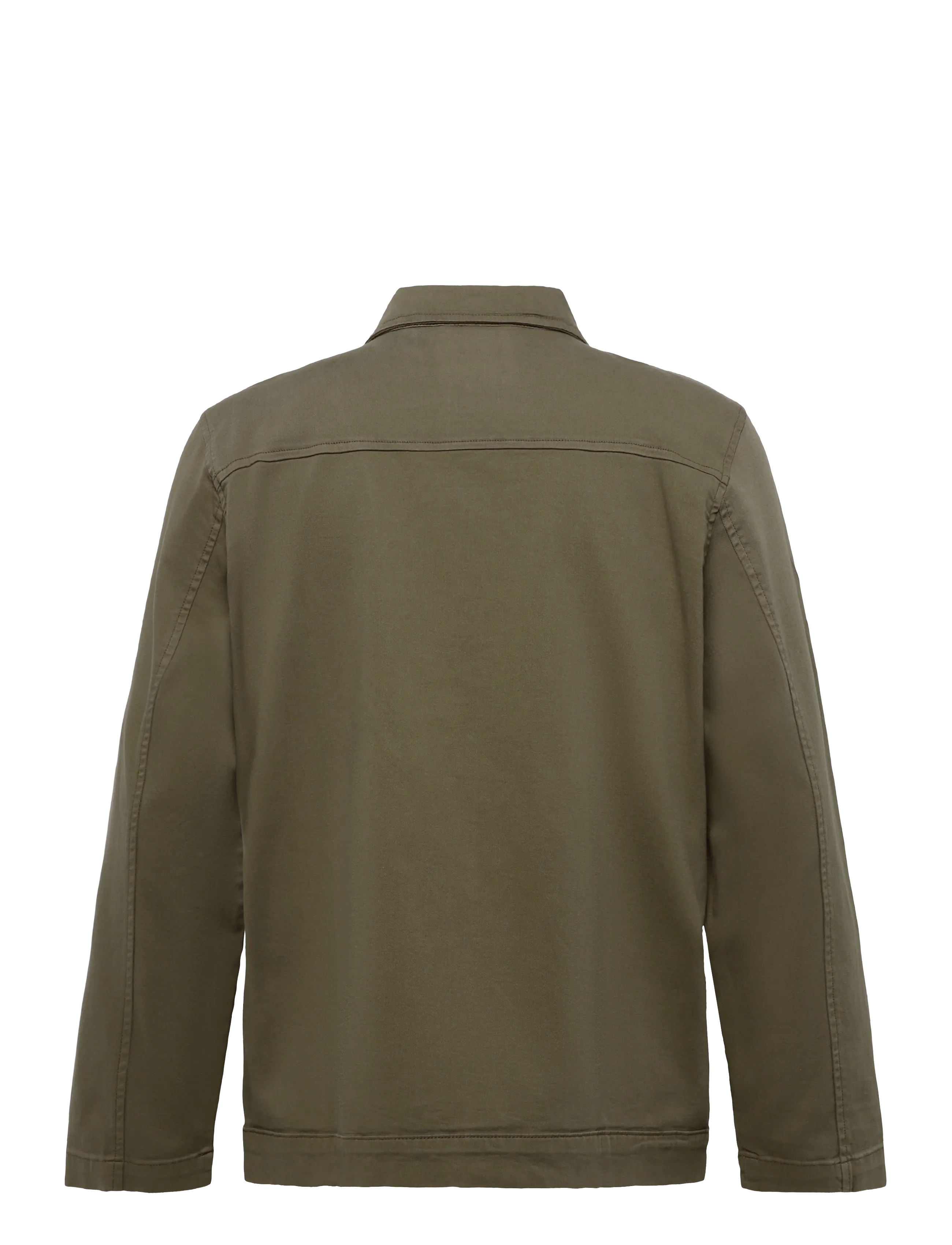 Lindbergh - Superflex overshirt with zip - kerged jakid - brown - 2