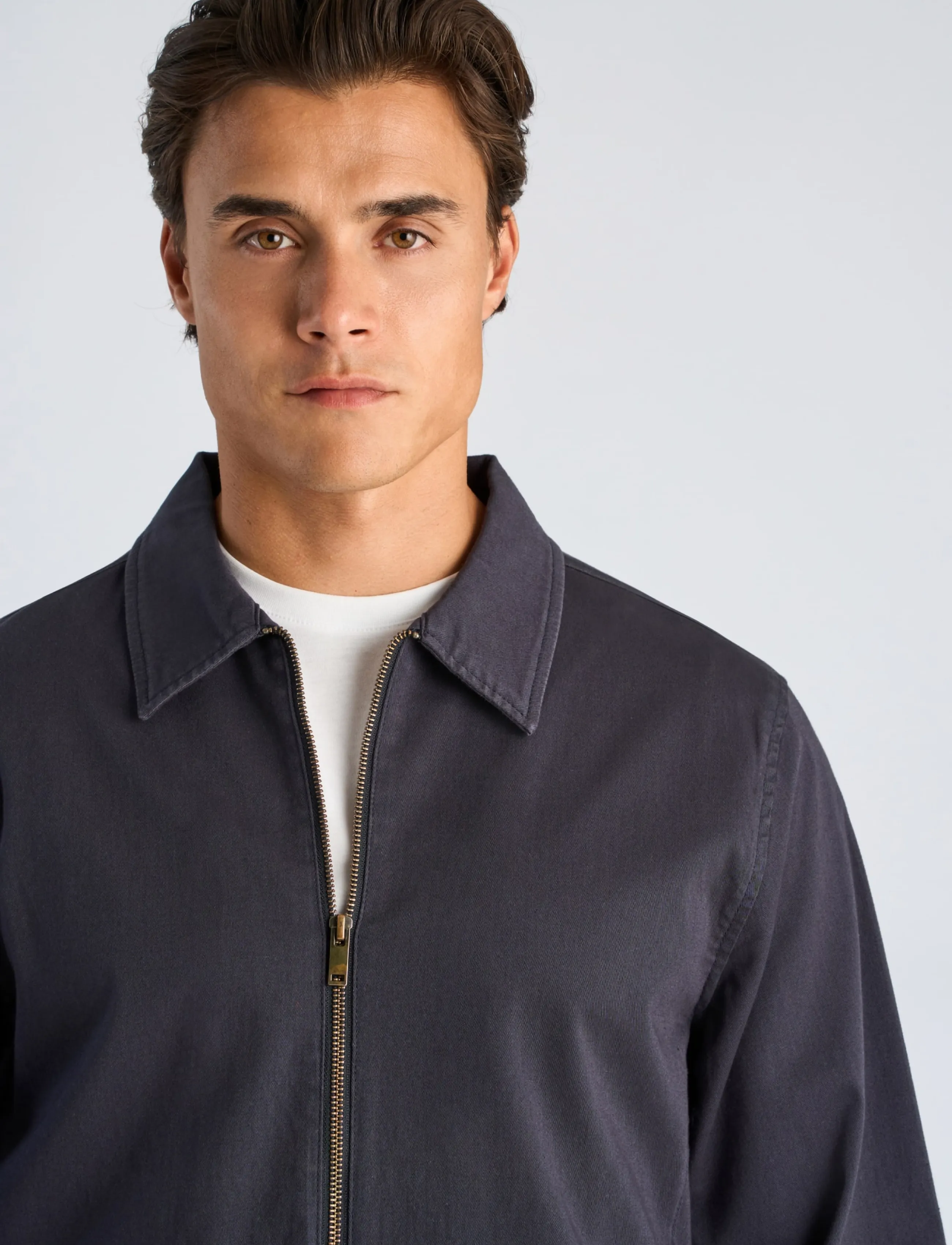 Lindbergh - Superflex overshirt with zip - tussenjassen - navy - 2