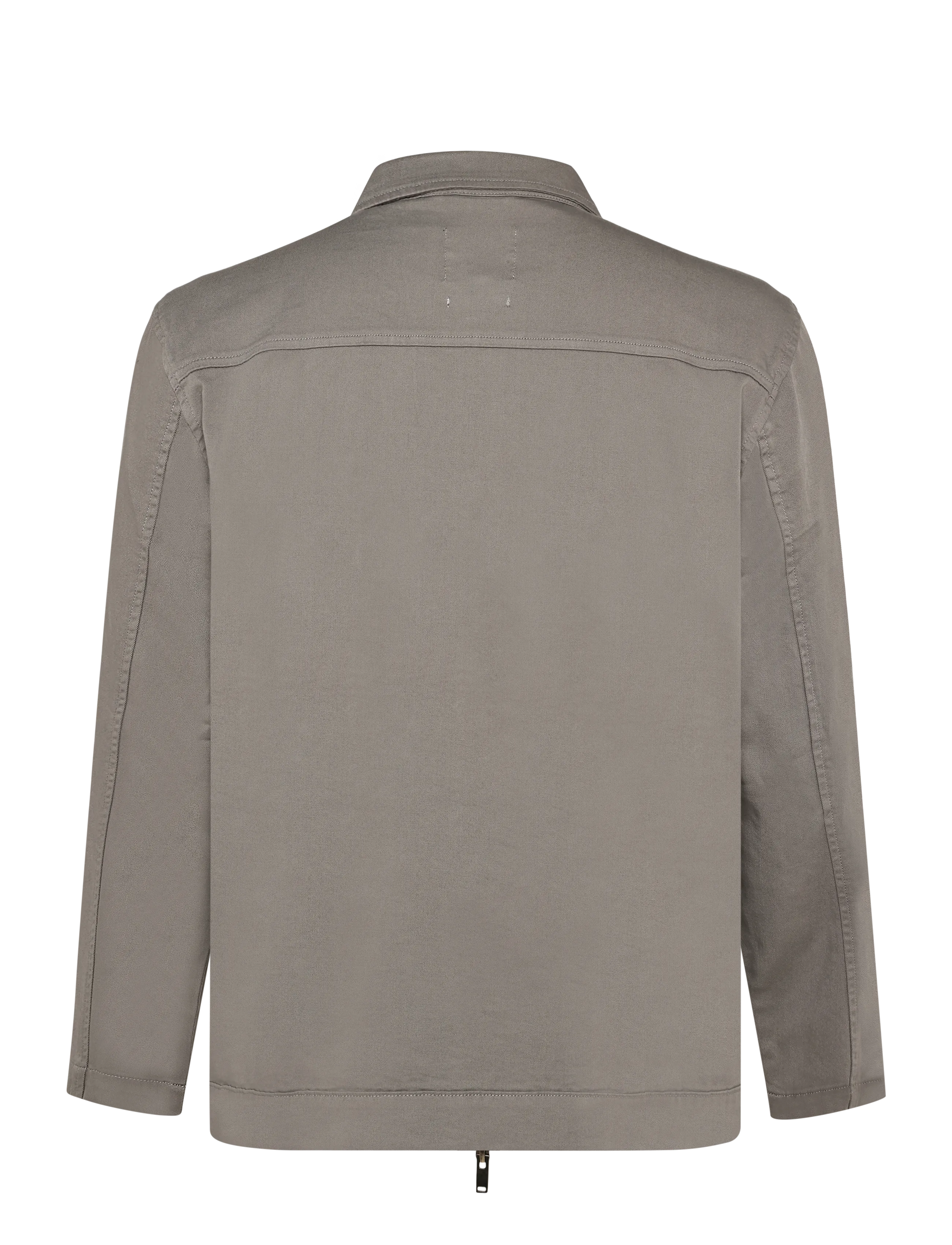 Lindbergh - Superflex overshirt with zip - tunna jackor - silver grey - 2