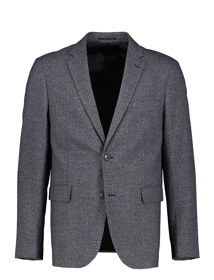 Lindbergh - Cashmere touch houndtooth blazer - black - 0
