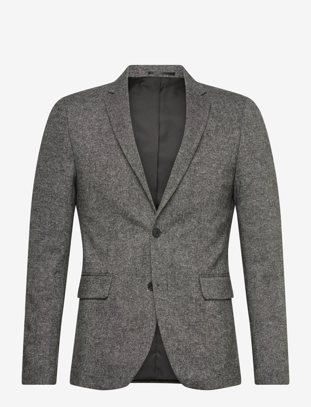 Lindbergh - Salt and pepper blazer - single breasted blazers - black mix - 0