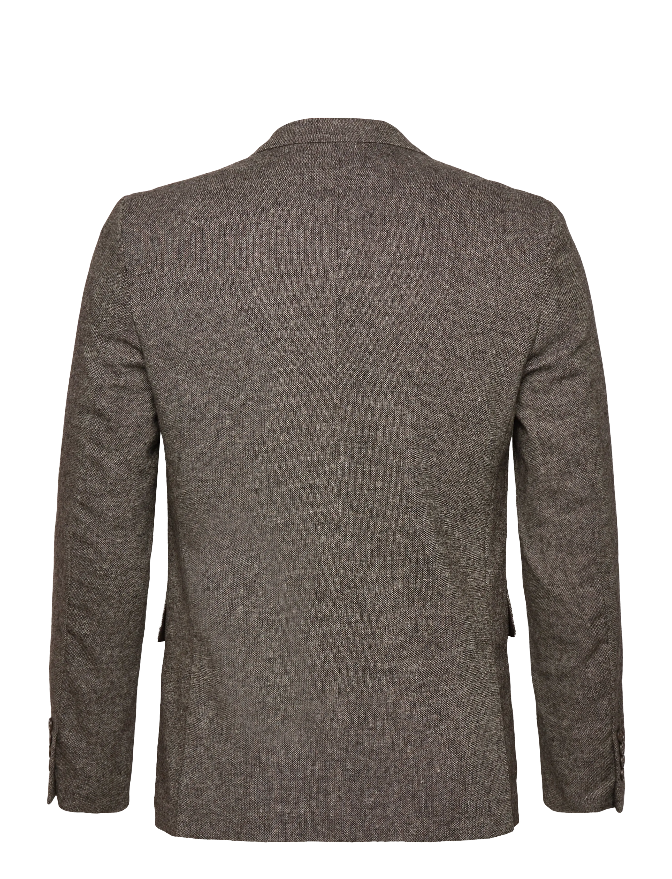Lindbergh - Salt and pepper blazer - single breasted blazers - brown mix - 1