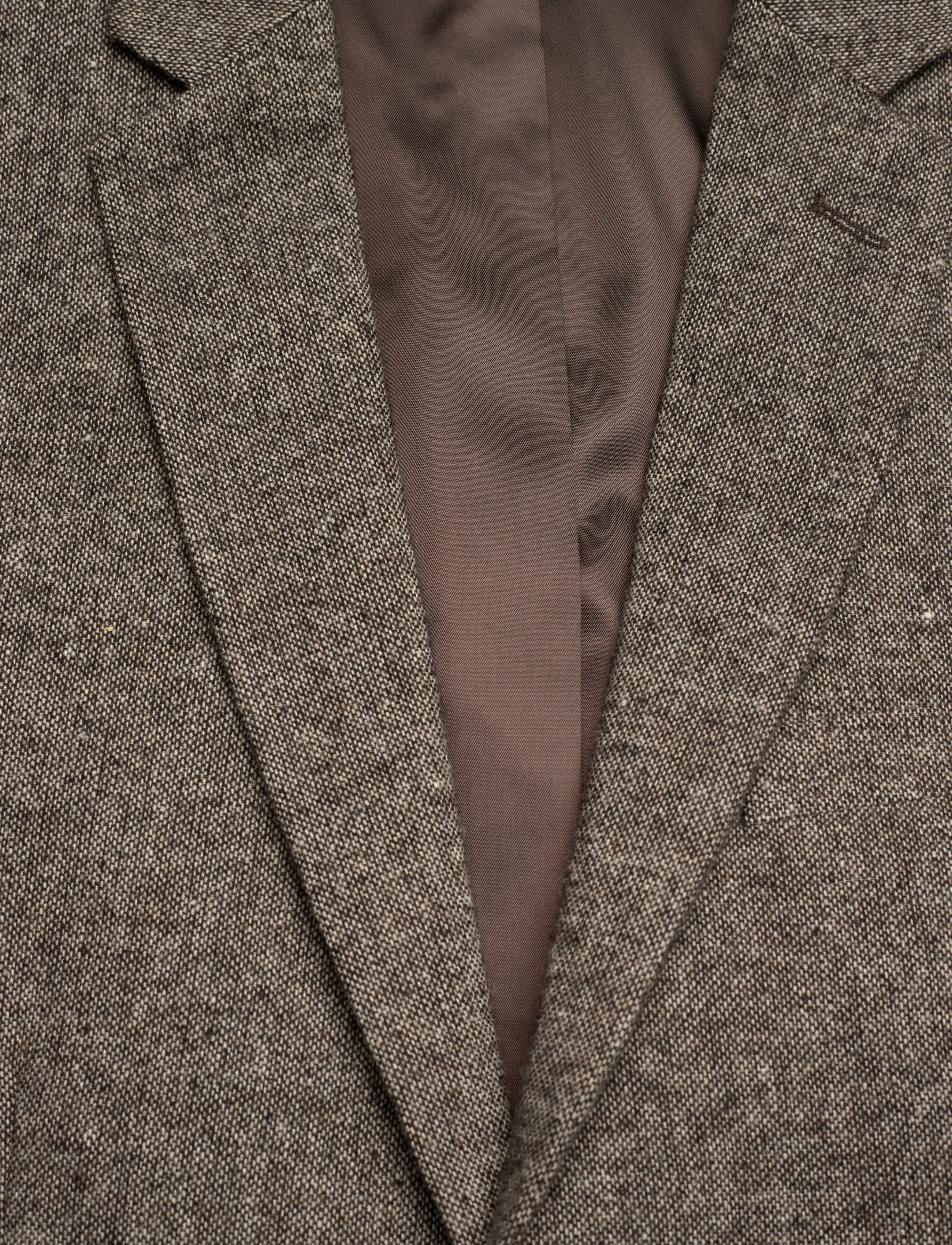 Lindbergh - Salt and pepper blazer - single breasted blazers - brown mix - 2