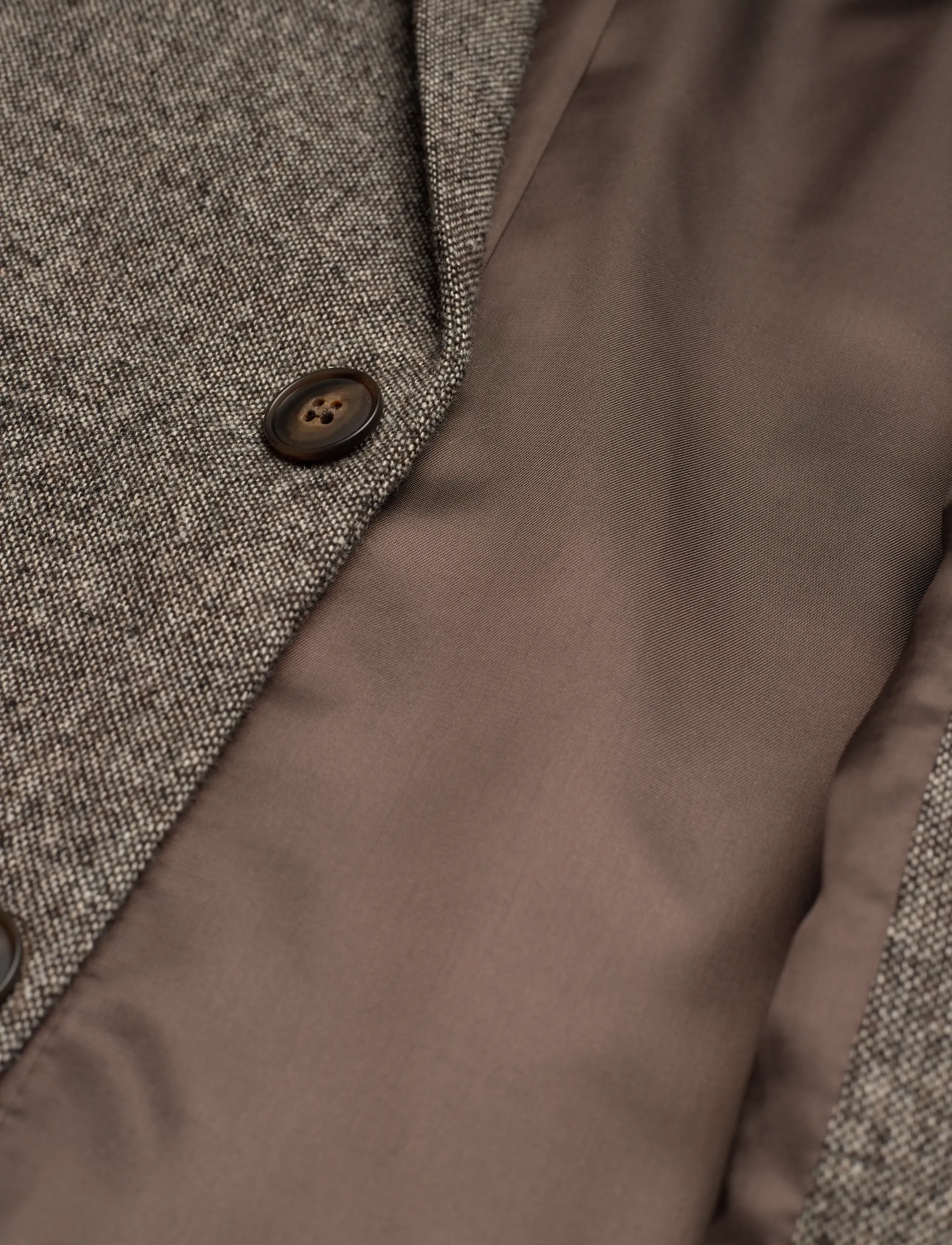 Lindbergh - Salt and pepper blazer - single breasted blazers - brown mix - 4