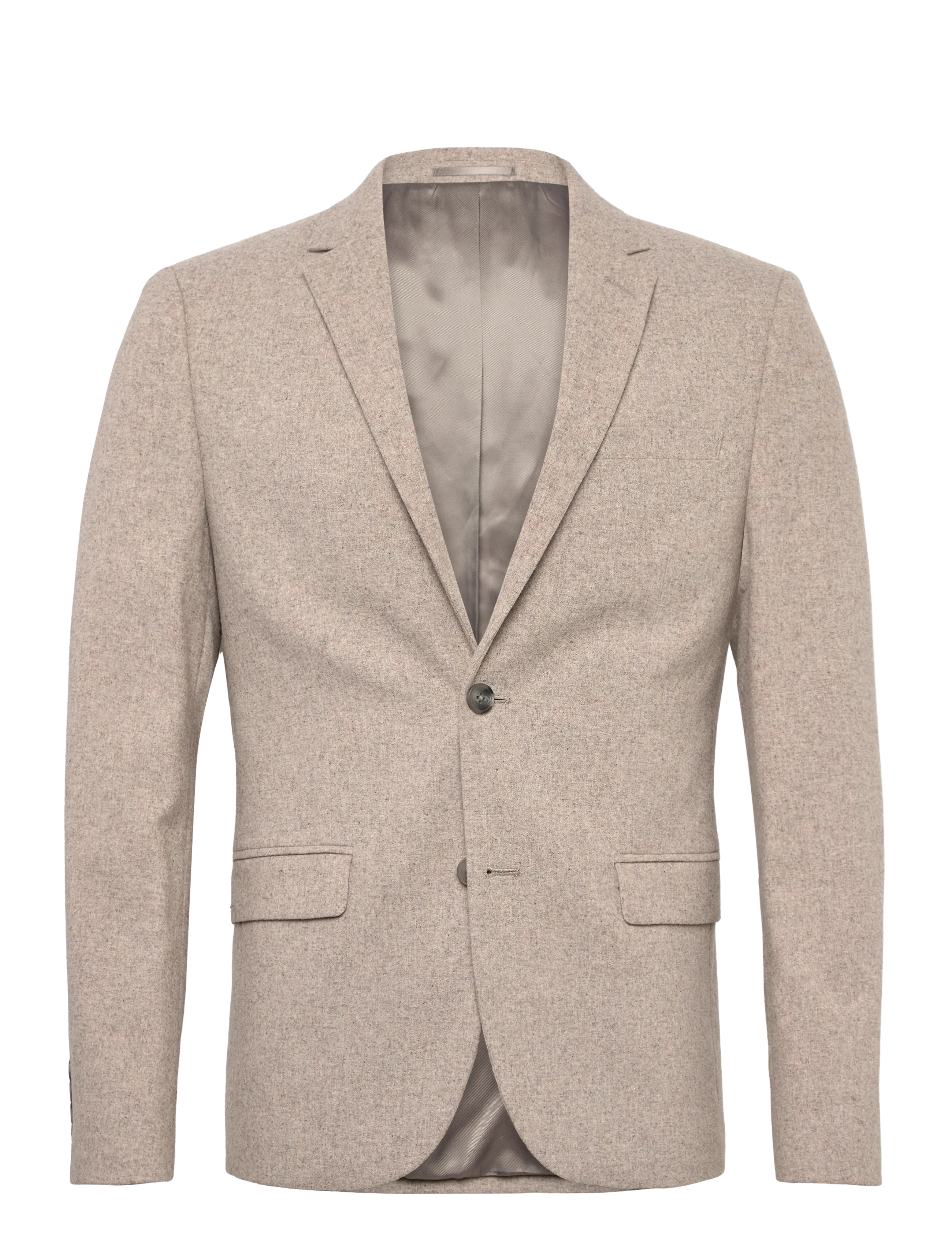 LINDBERGH Flannel Wolle Blend Blazer Beige - 56 - Herren